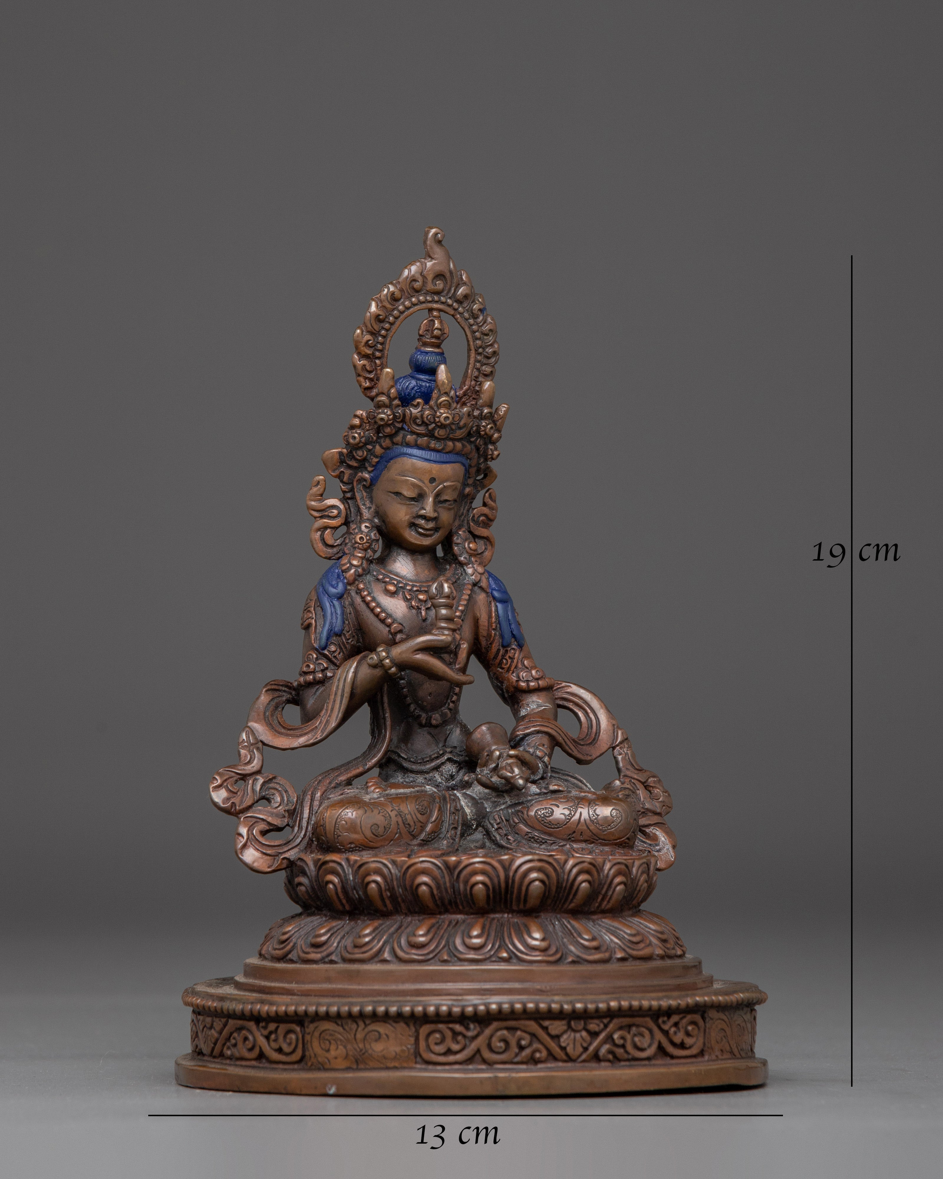 Handmade Copper Statue of Vajrasattva 