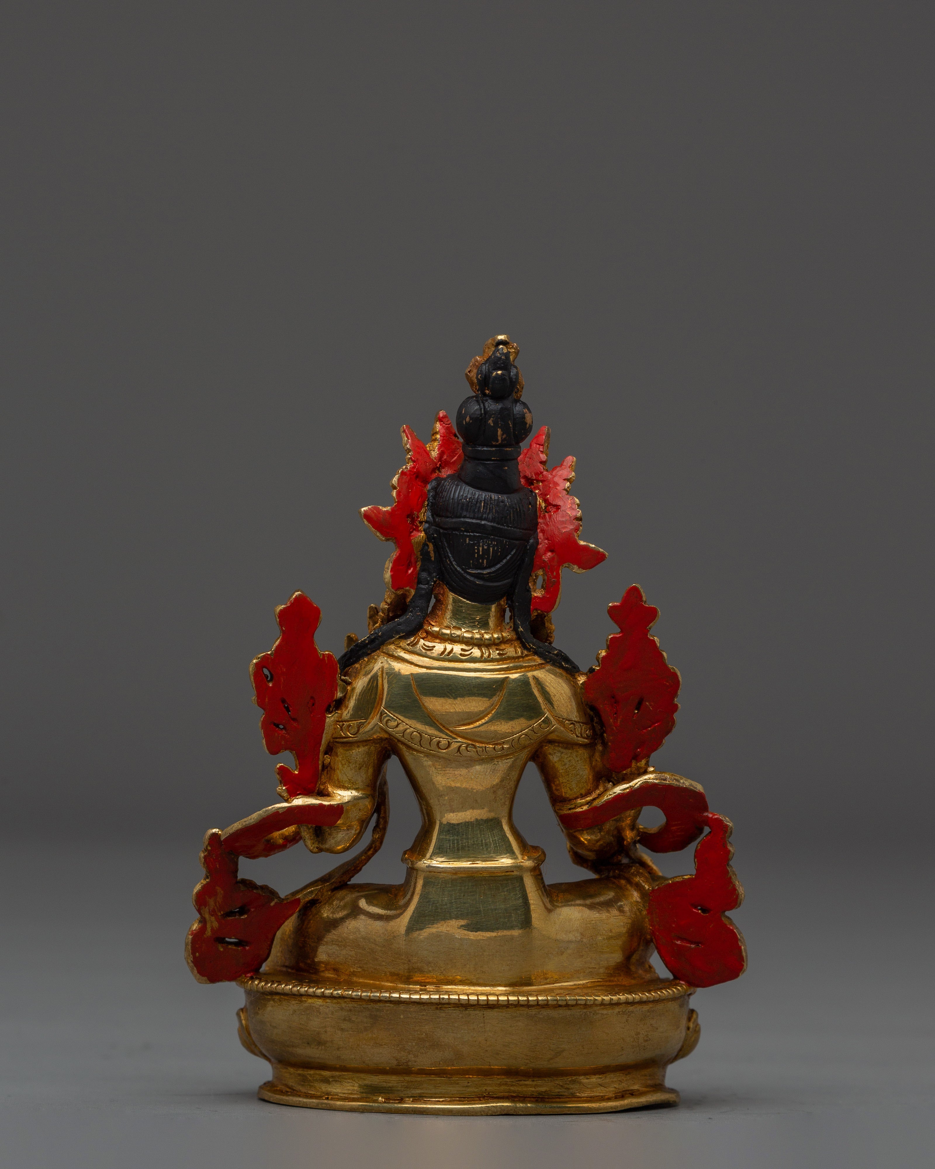 Bodhisattva Green Tara Copper Statue | Mother of All Buddhas