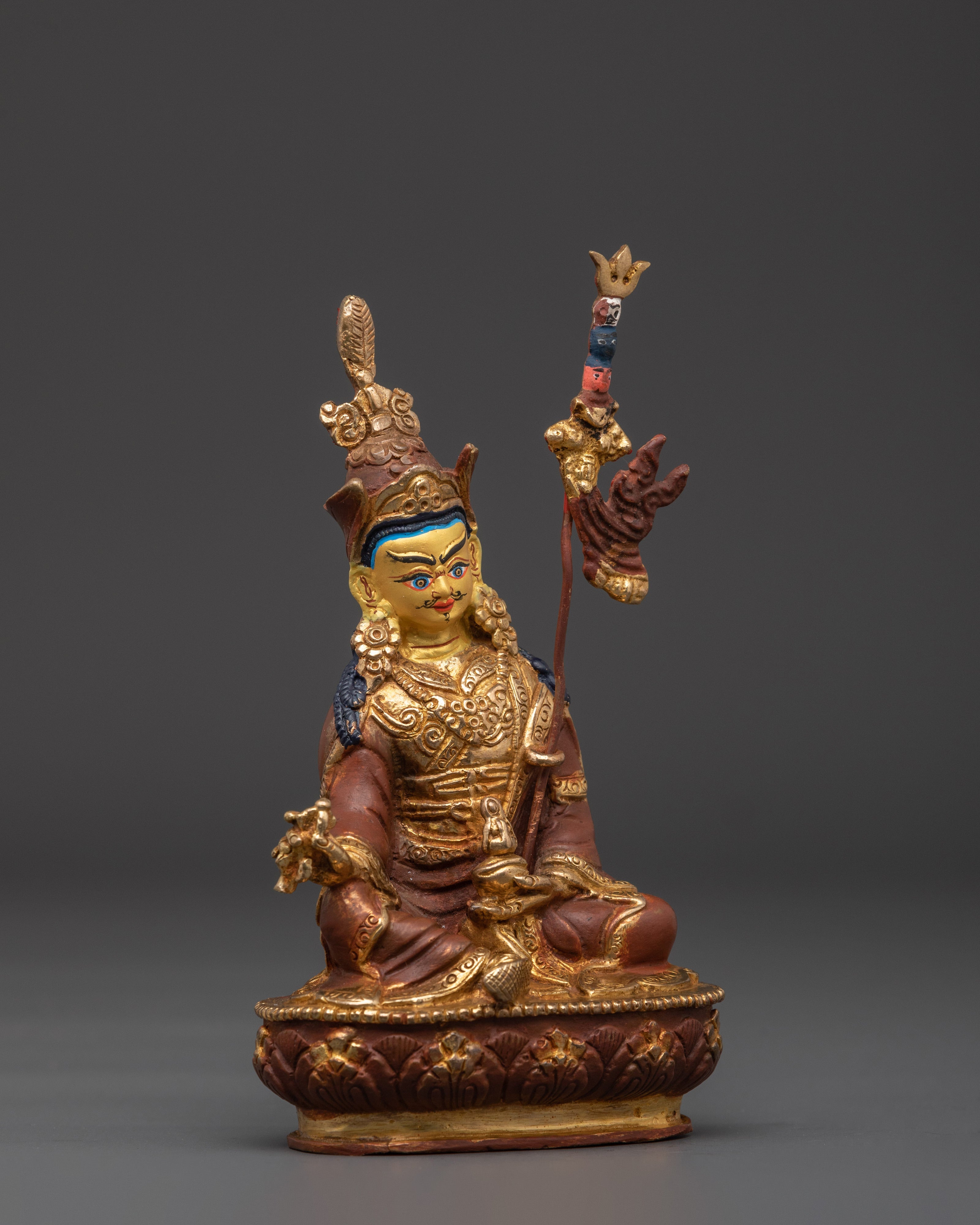 Handcrafted Statue of Guru Rinpoche | Spiritual Master and Protector