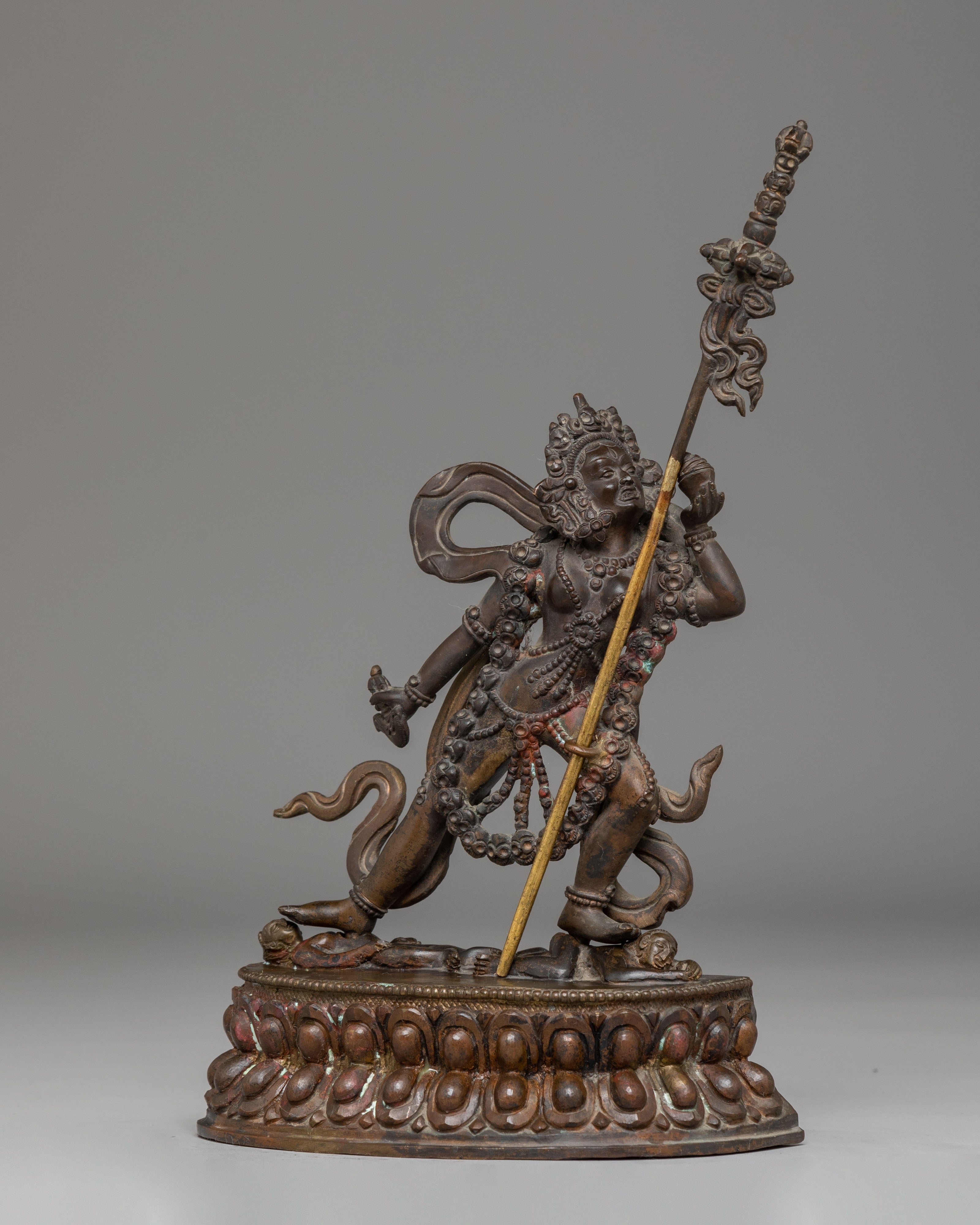 Oxidized Copper Statue of Vajrayogini | The Queen of the Dakinis