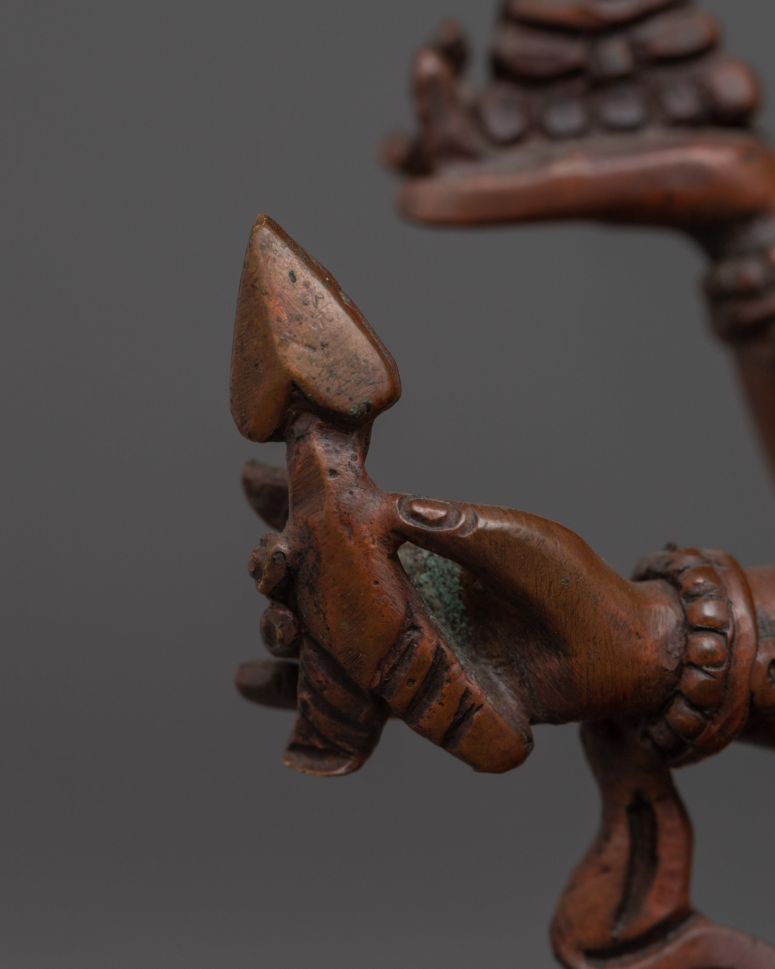 Oxidized Copper Namgyalma Statue | Symbol of Longevity and Prosperity