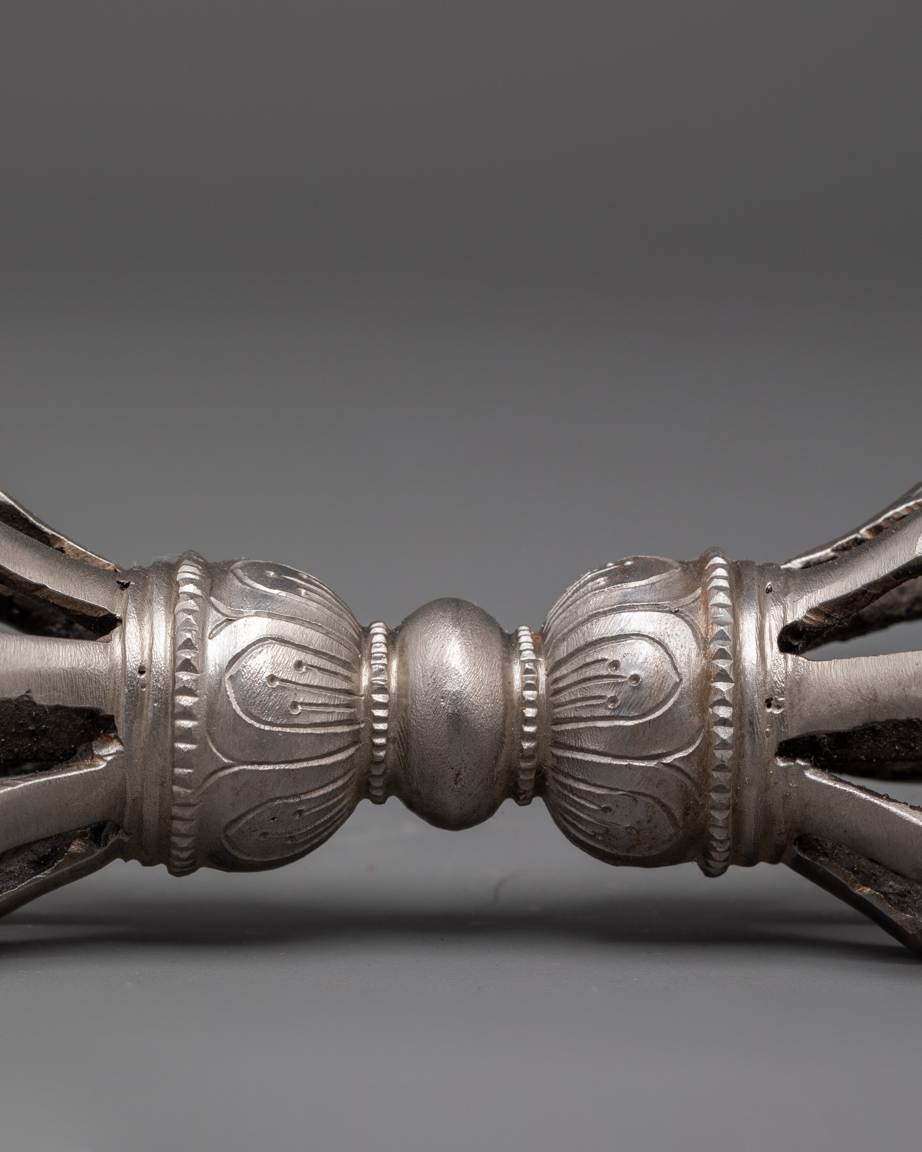 Handmade Iron Vajra for Buddhist Ritual | Sacred Vajra Tool for Meditation