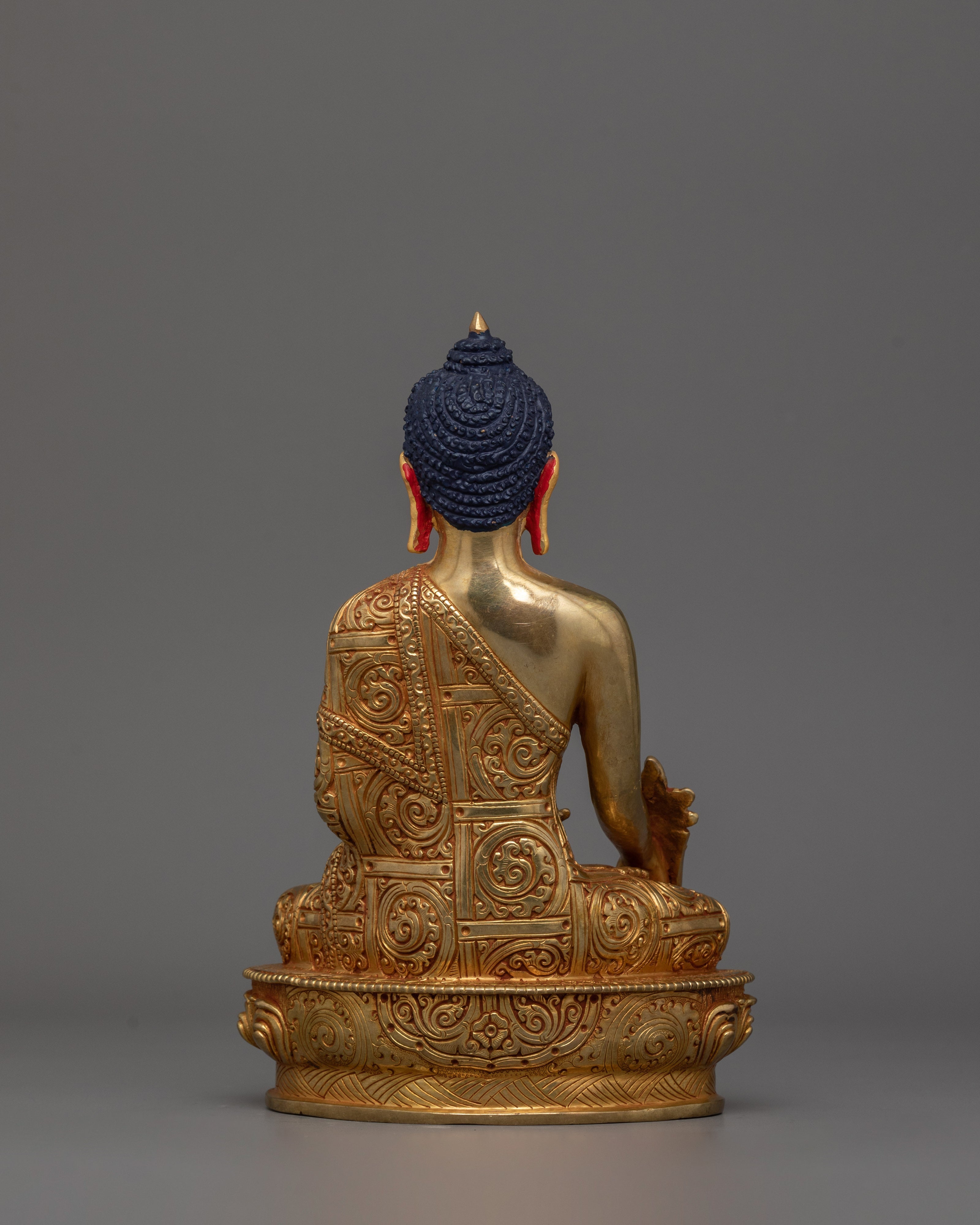 Nepalese Handmade Sculpture of Medicine Buddha | Buddha of Healing, and Compassion