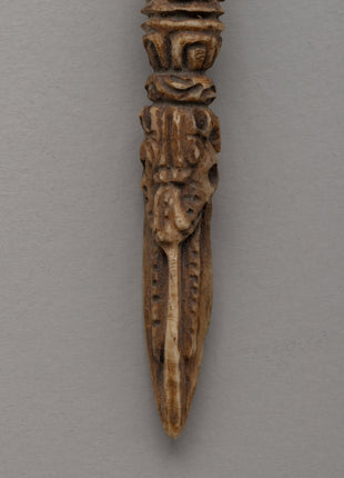 Buffalo Bone Hand-Carved Phurba Locket | Symbol of Protection, Balance and Transformation