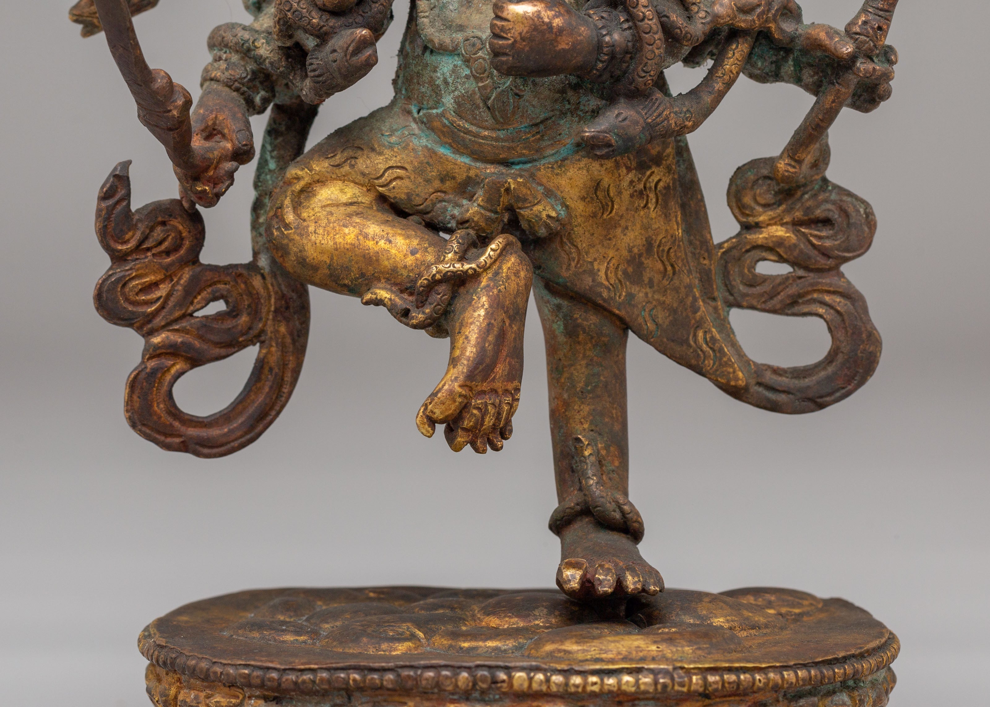 Traditional Ucchusma Figurine | Buddhist Purification Deity
