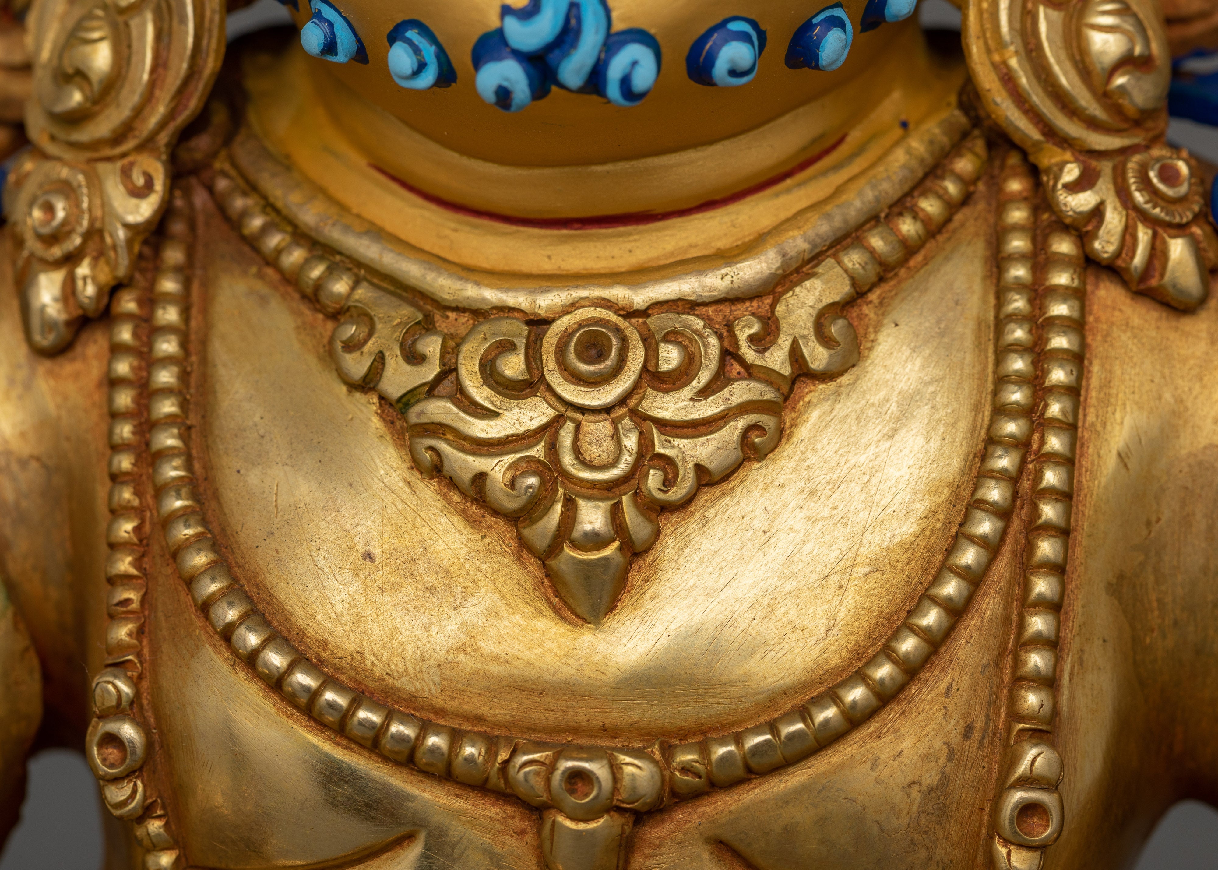 Sculpture of Wealth Deity Dzambhala | Buddha of Prosperity and Abundance