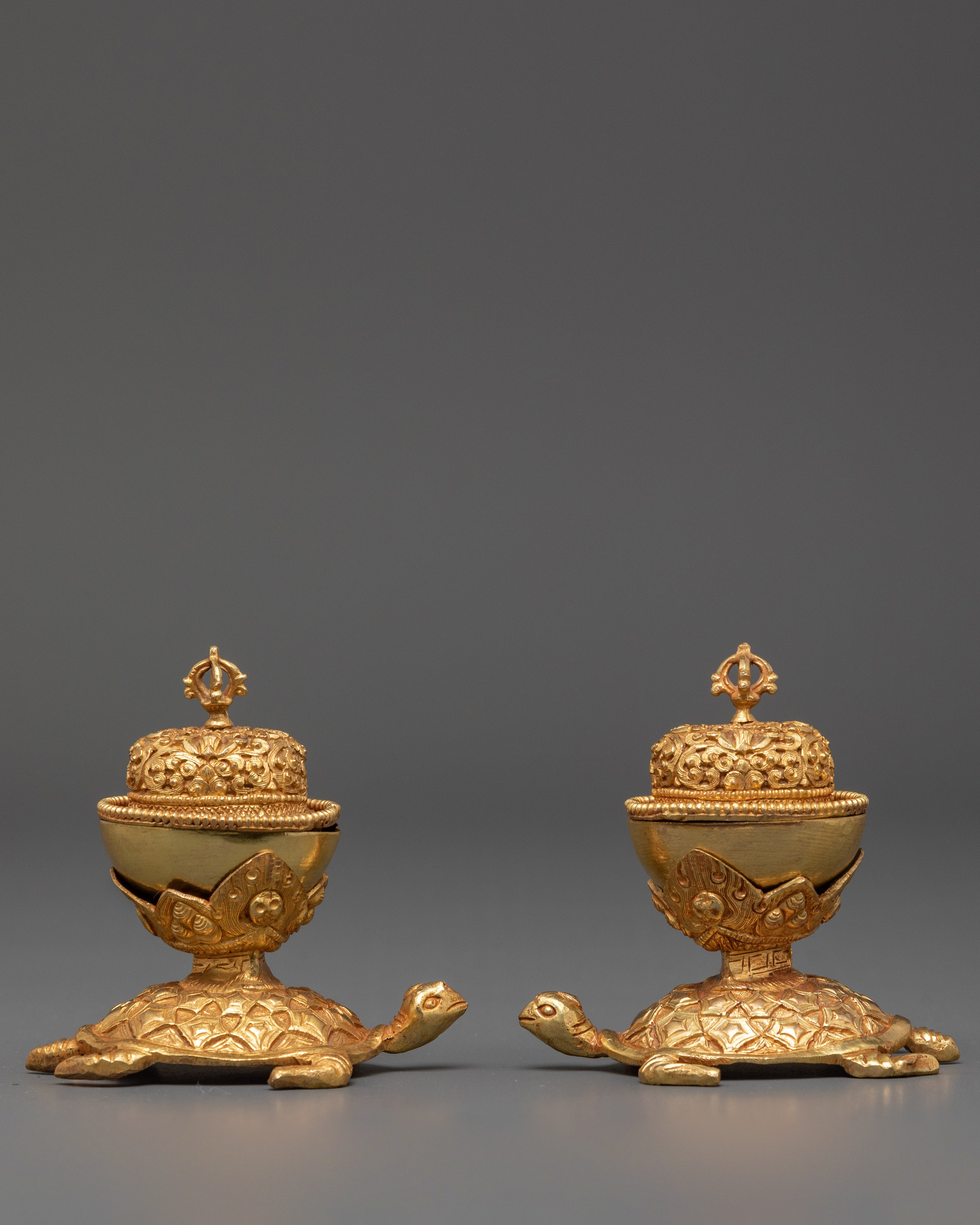 Sacred Kapala Ritual Set | Tibetan Buddhist Offering Set