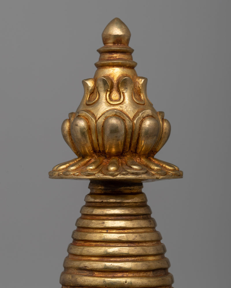 Traditional Kadampa Buddhist Stupa | Tibetan Buddhist Symbol for Spiritual Growth