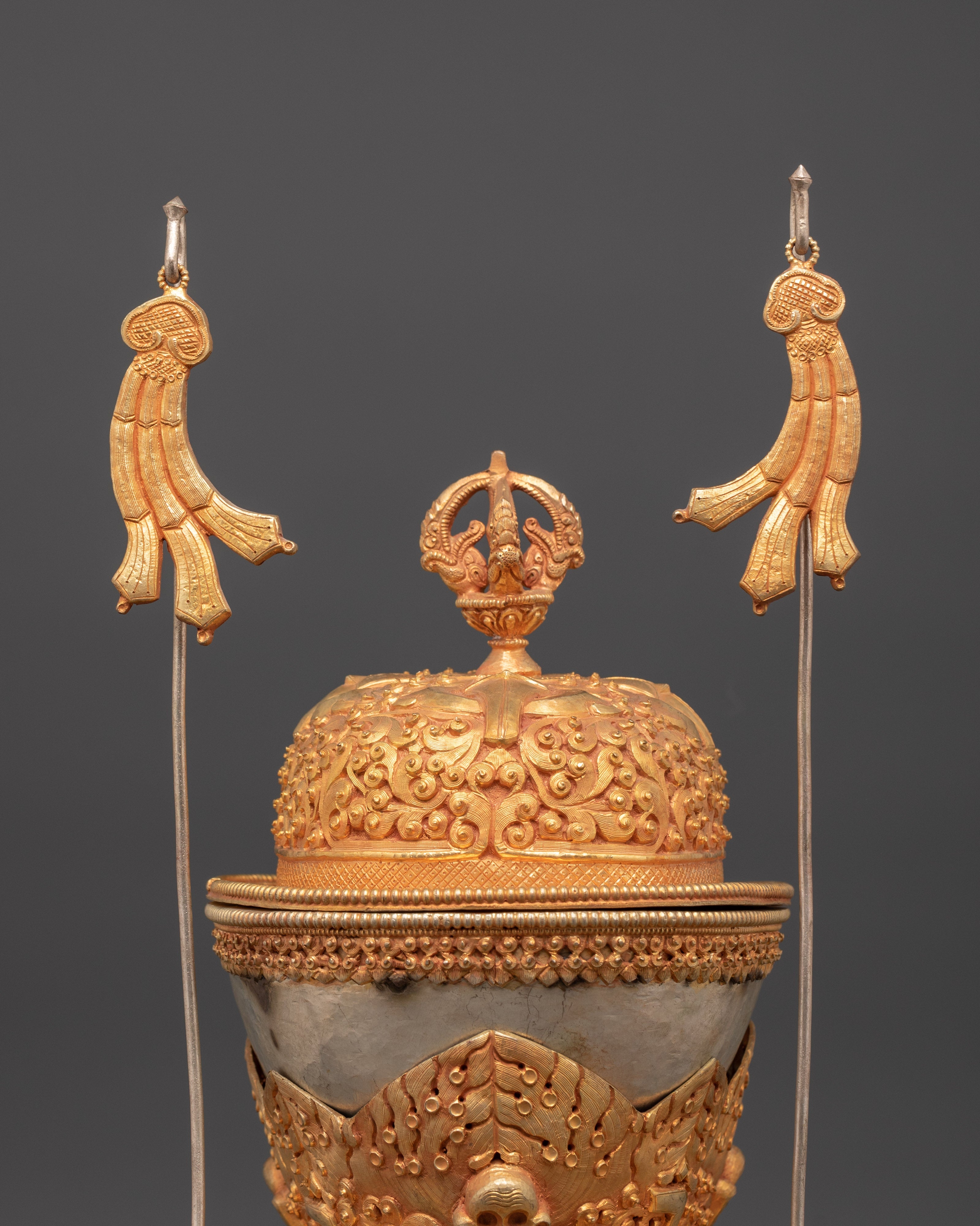 Buddhist Ritual Cup Kapala | Tibetan Rituals, Offerings