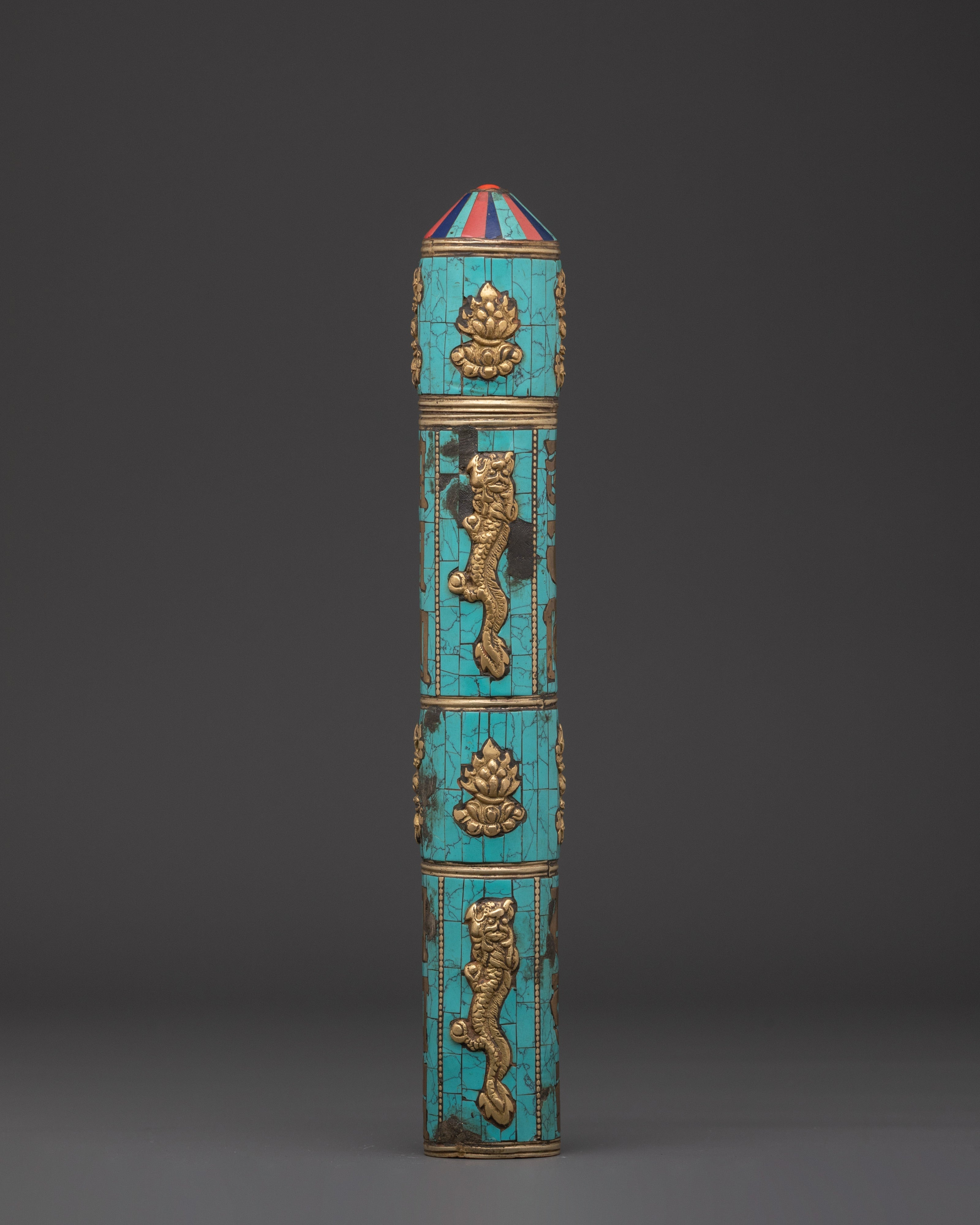 Tibetan Brass Incense Burner | Meditation Space Decor