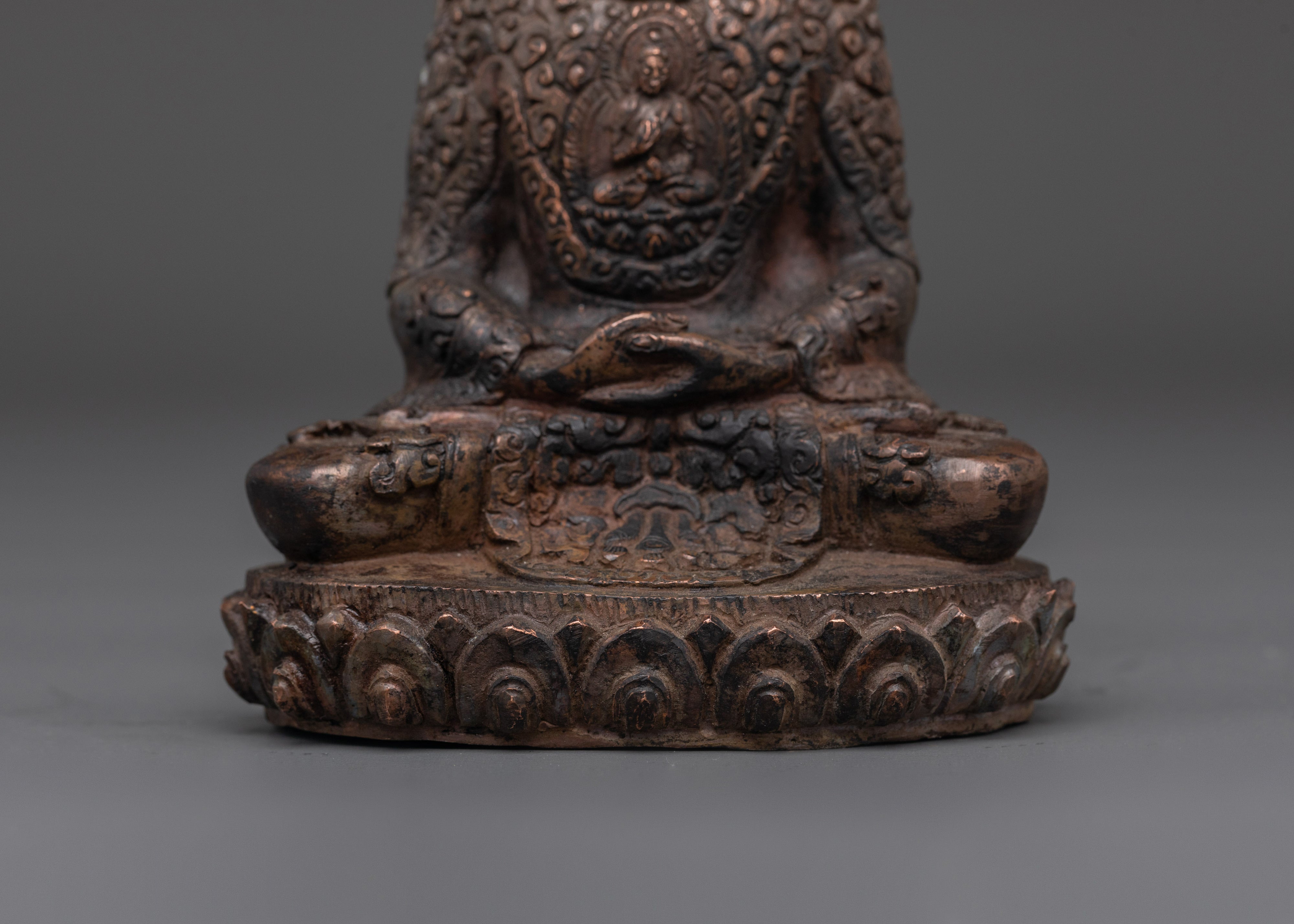 Amitabha Infinite Light Buddha Statue | Meditation Figure for Spiritual Decor
