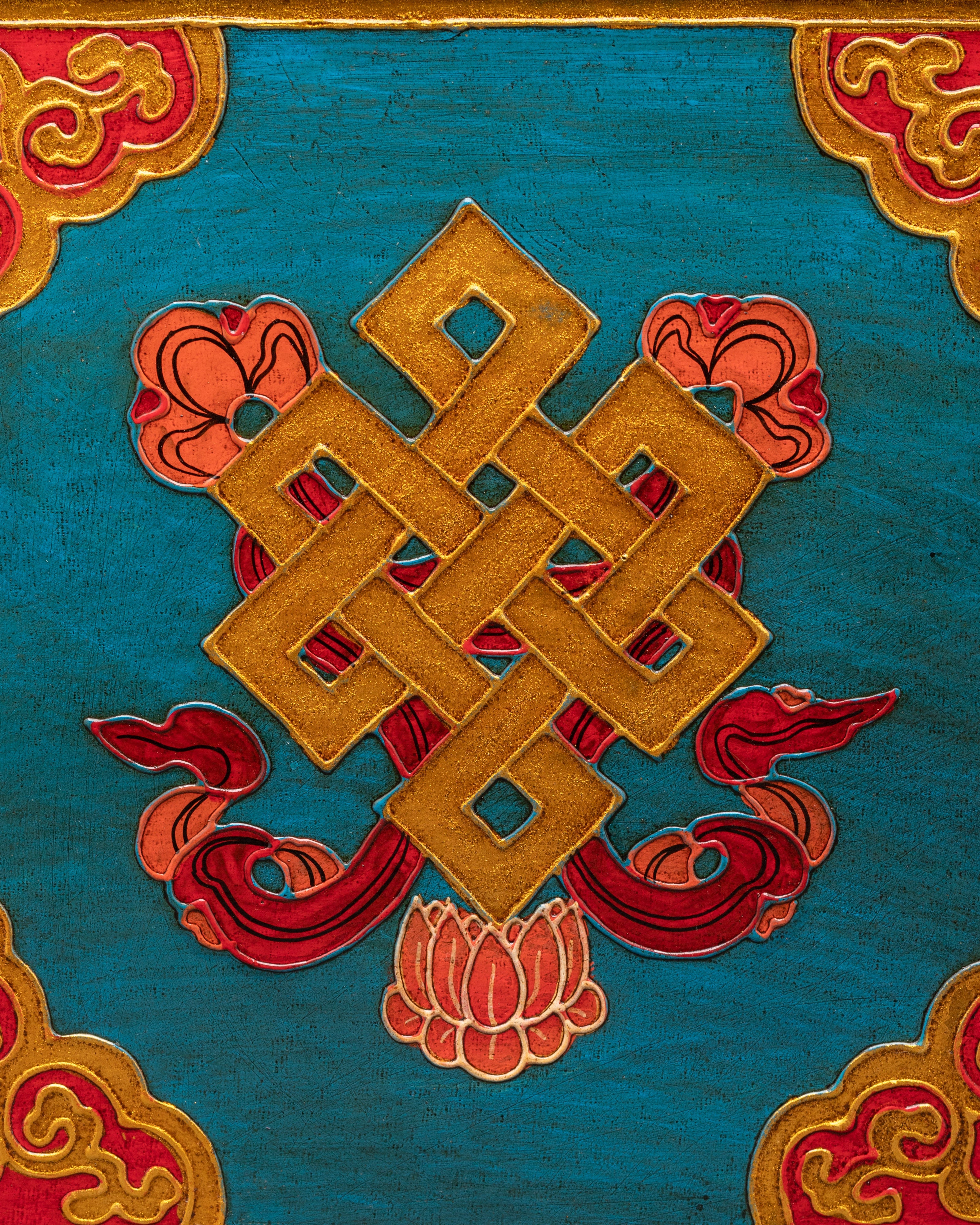 Tibetan Drawer Box | Spiritual and Decorative Accent Piece