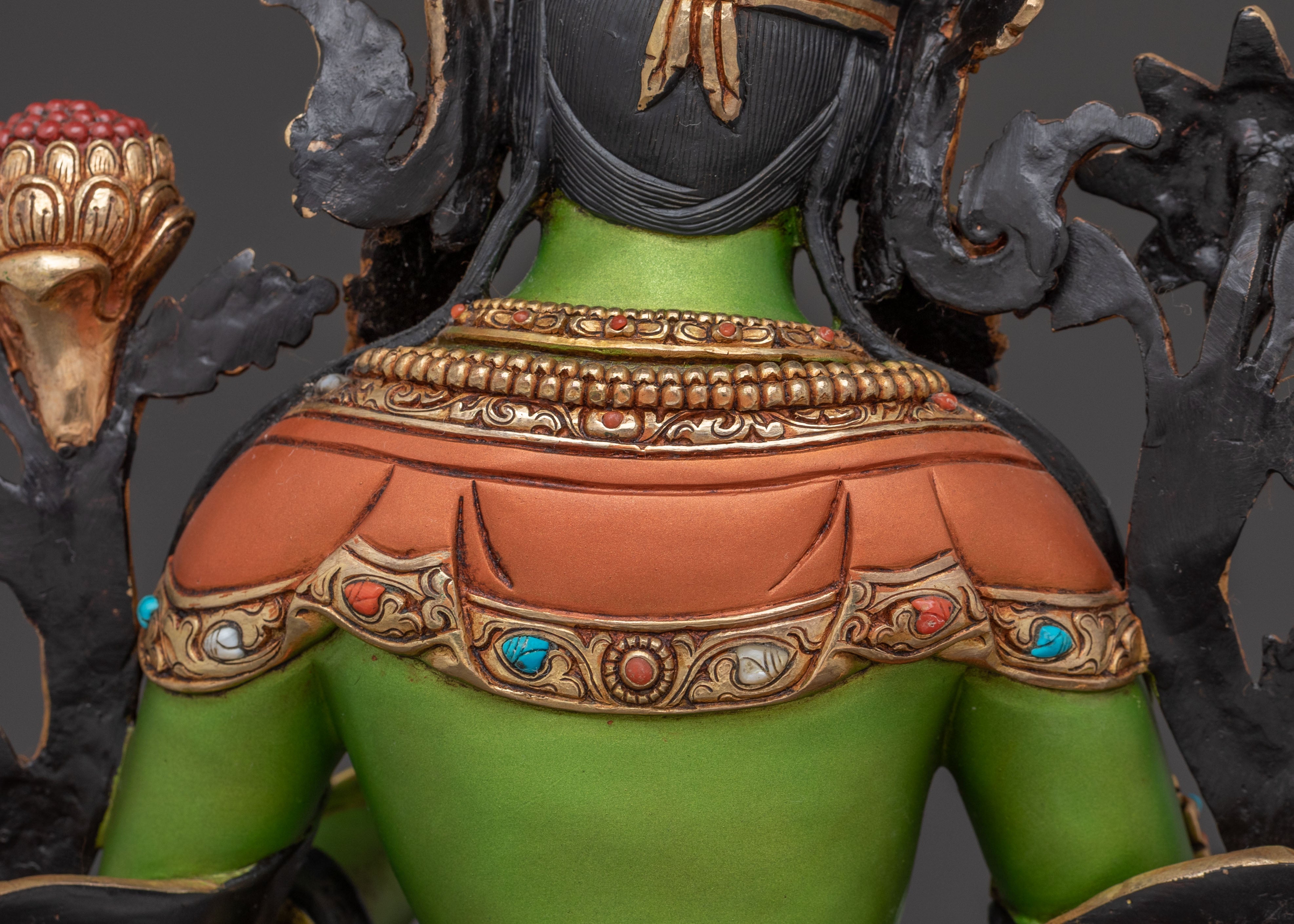 Green Tara Liberator Buddha Statue | Female Bodhisattva