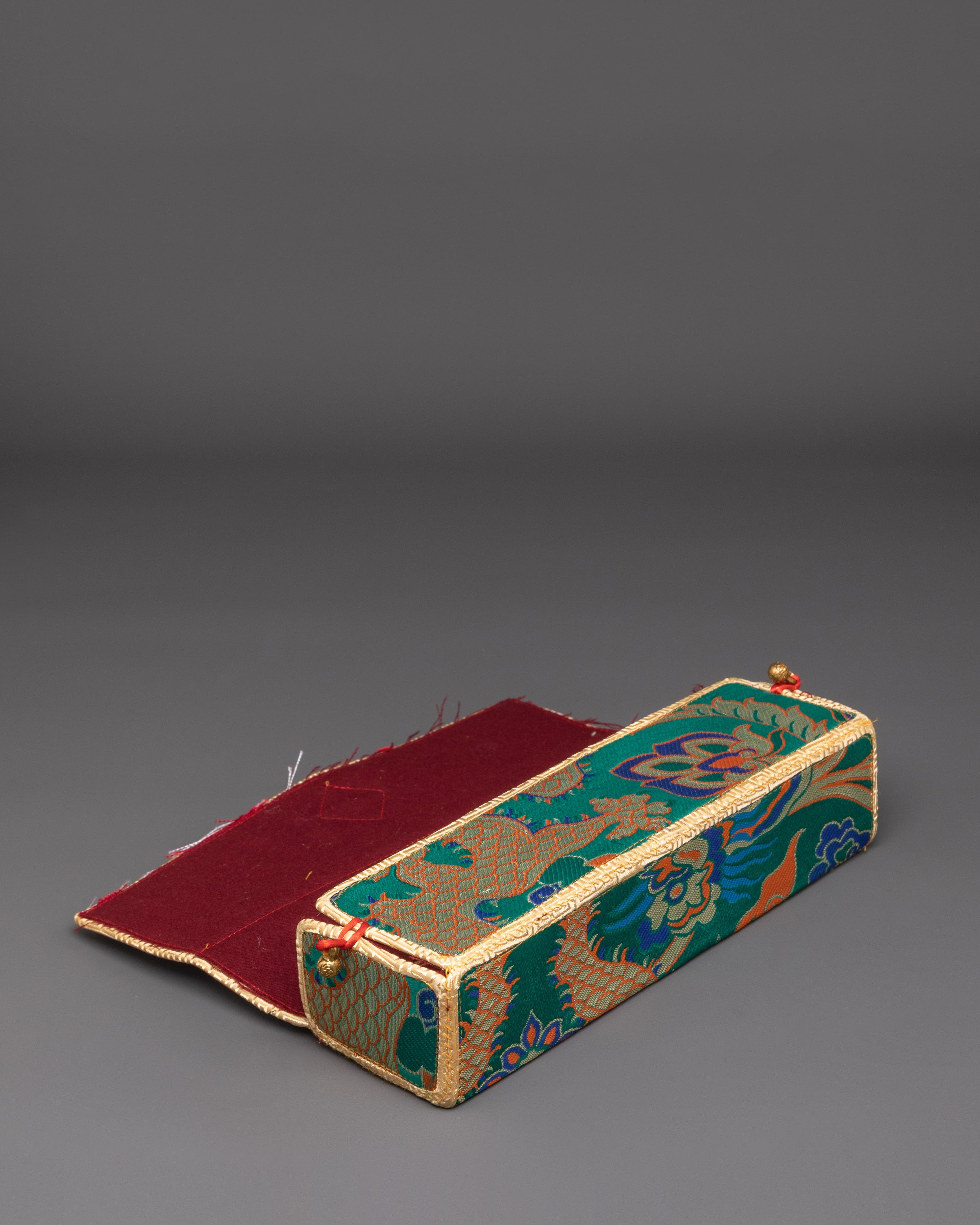 Silk Fabric Traditional Book Cover | Buddhist Texts & Sutras Protector