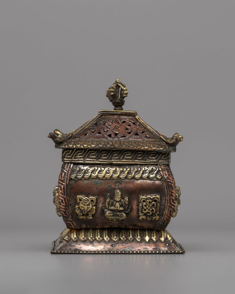 Tibetan Box Incense Burner