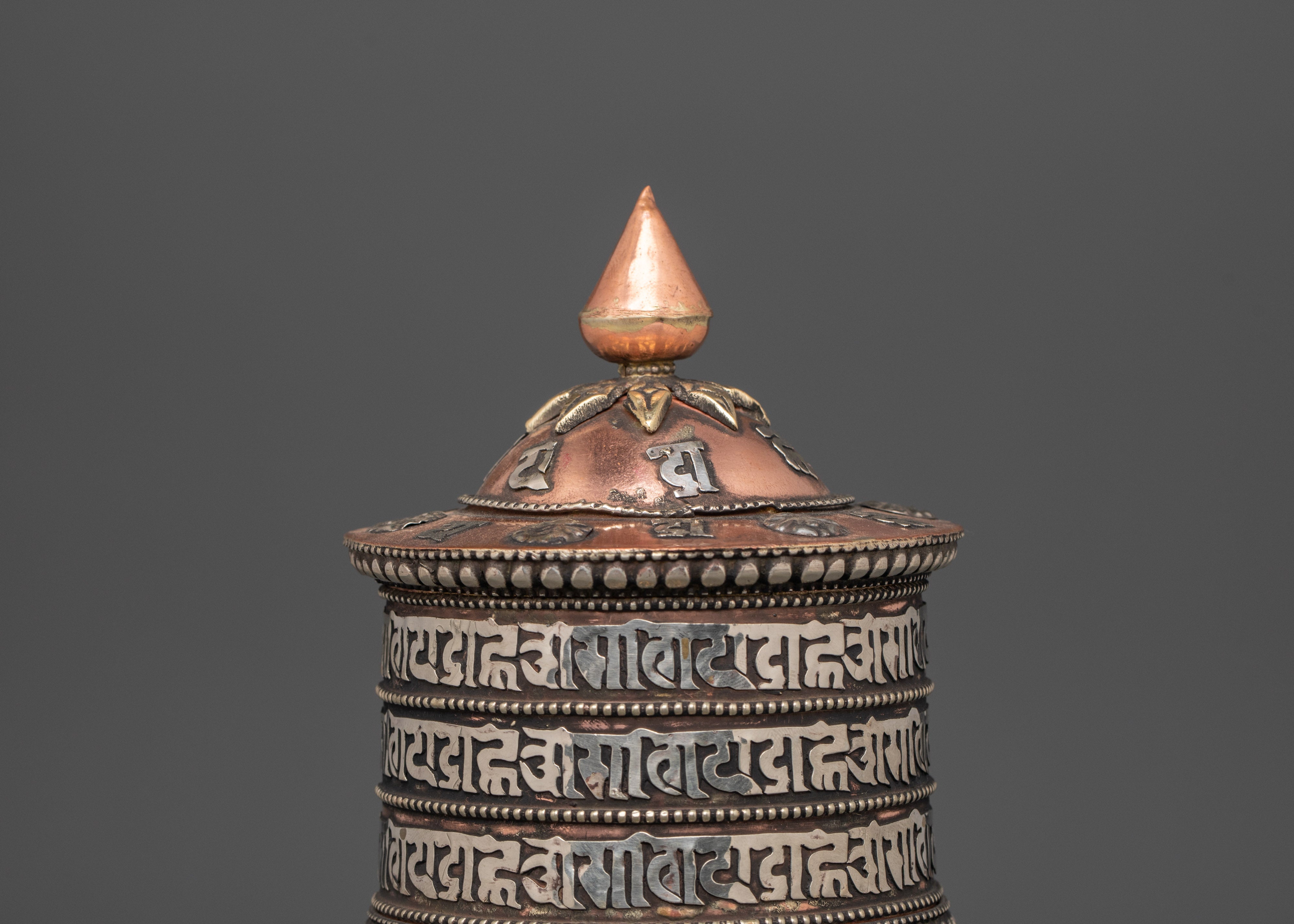 Tibetan Mantra Spinner Wheel | A Ritual Tool for Spiritual Peace