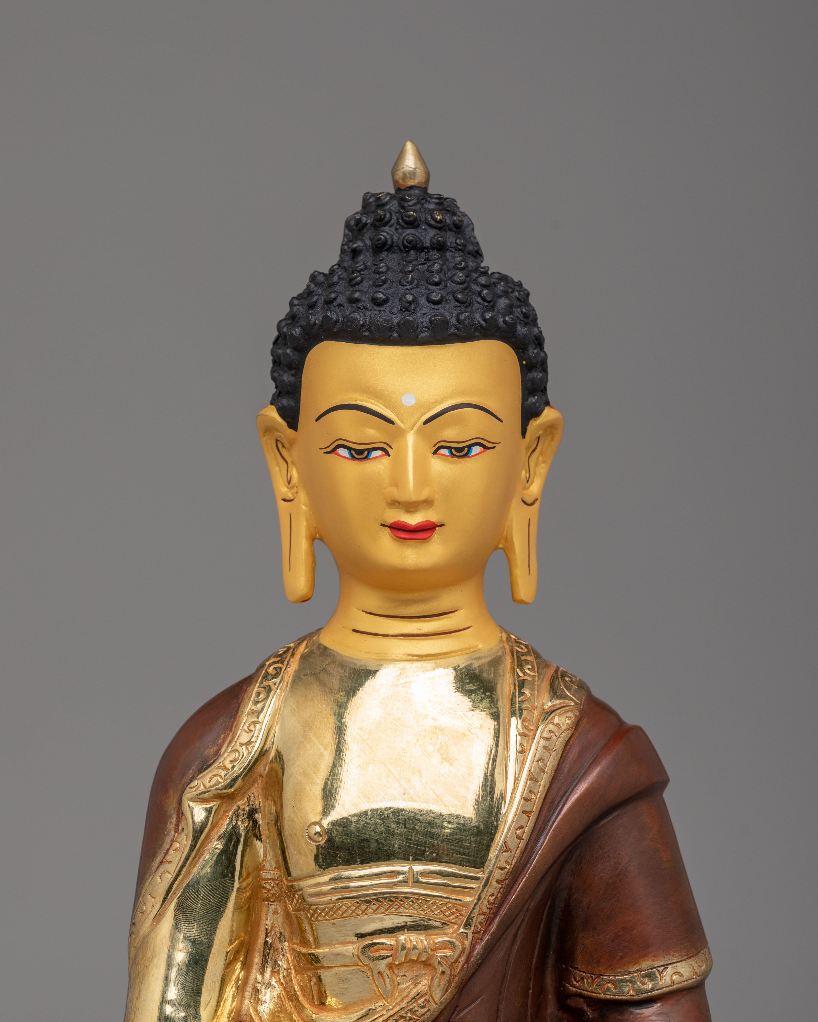 Traditional Amitabha Buddha Sculpture | Tibetan Buddhist Altar Statue