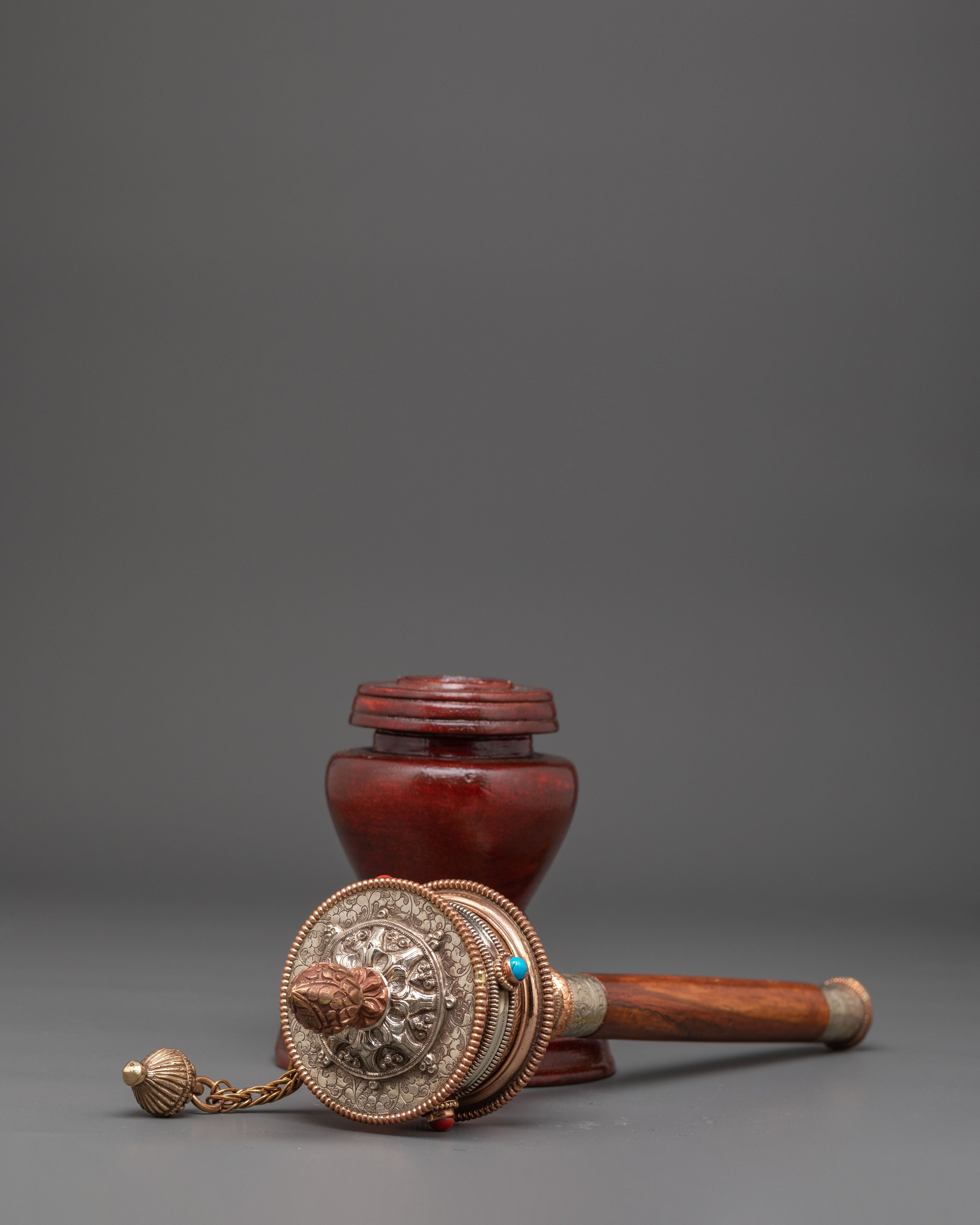 Handheld Spiritual Prayer Wheel | A Guide to Mindful Practice