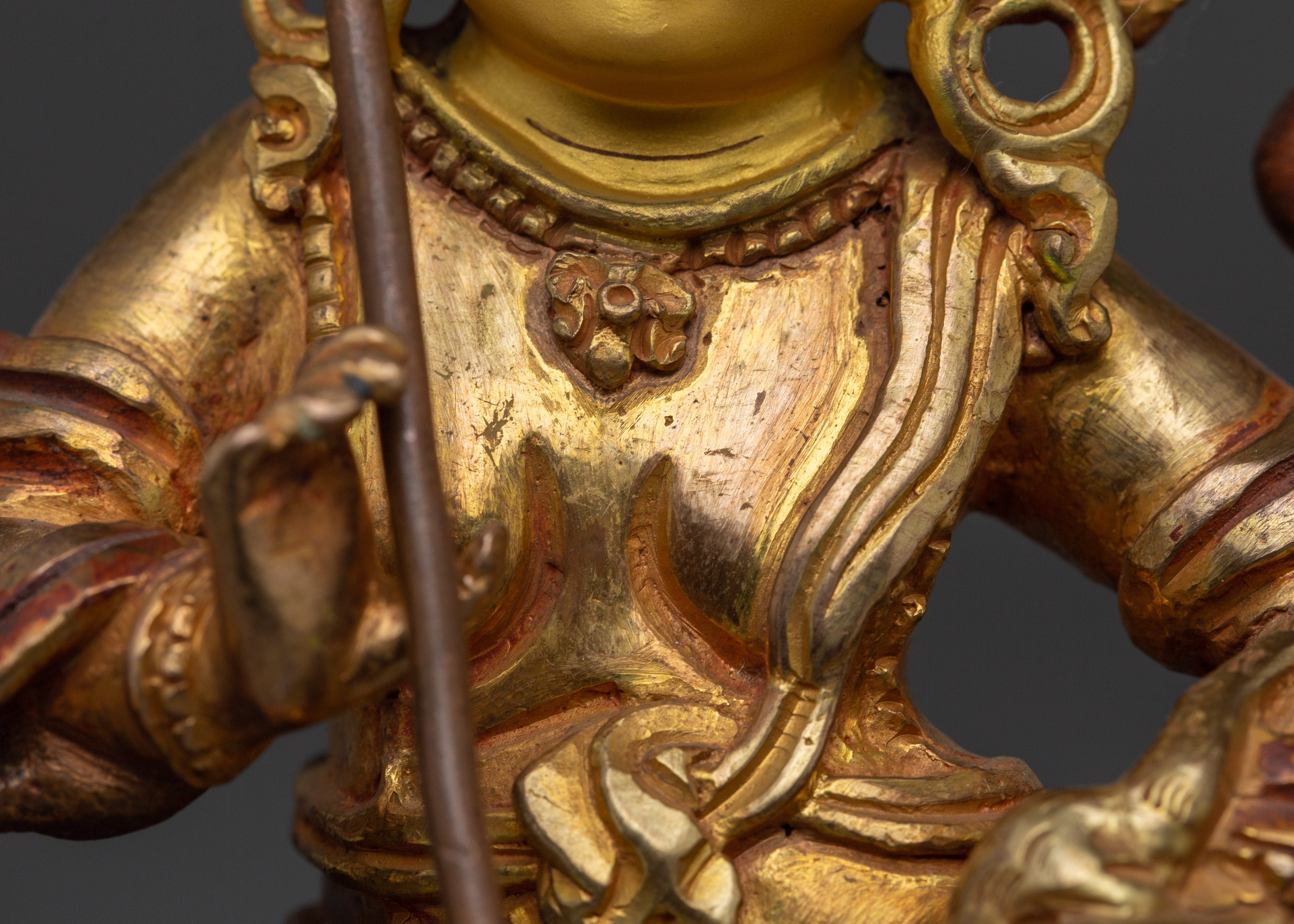 Gold-Plated Namtoshe | Tibetan Guardian of Wealth