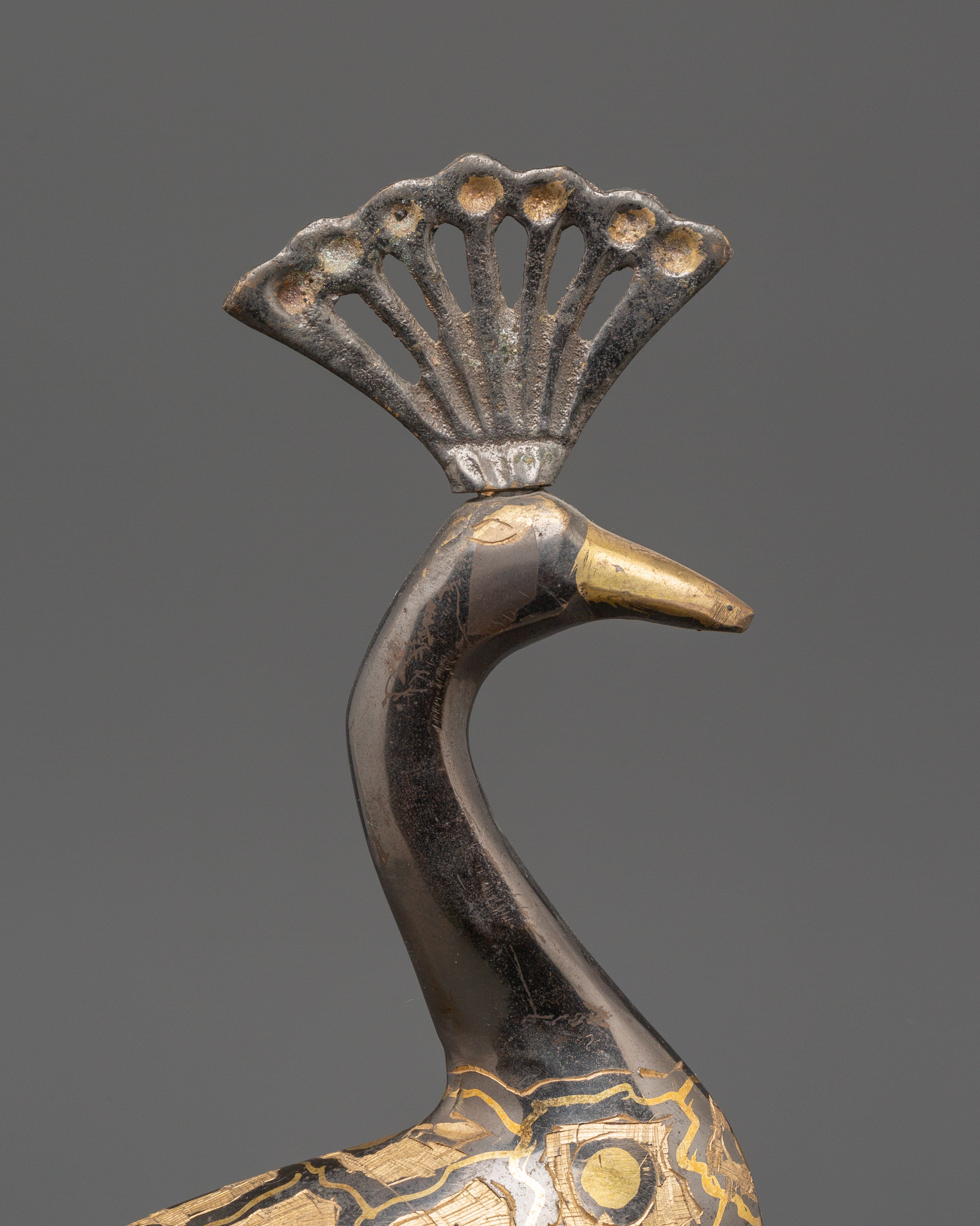 Brass Peacock Set for Decor | Elegant Peacock Decor for Home