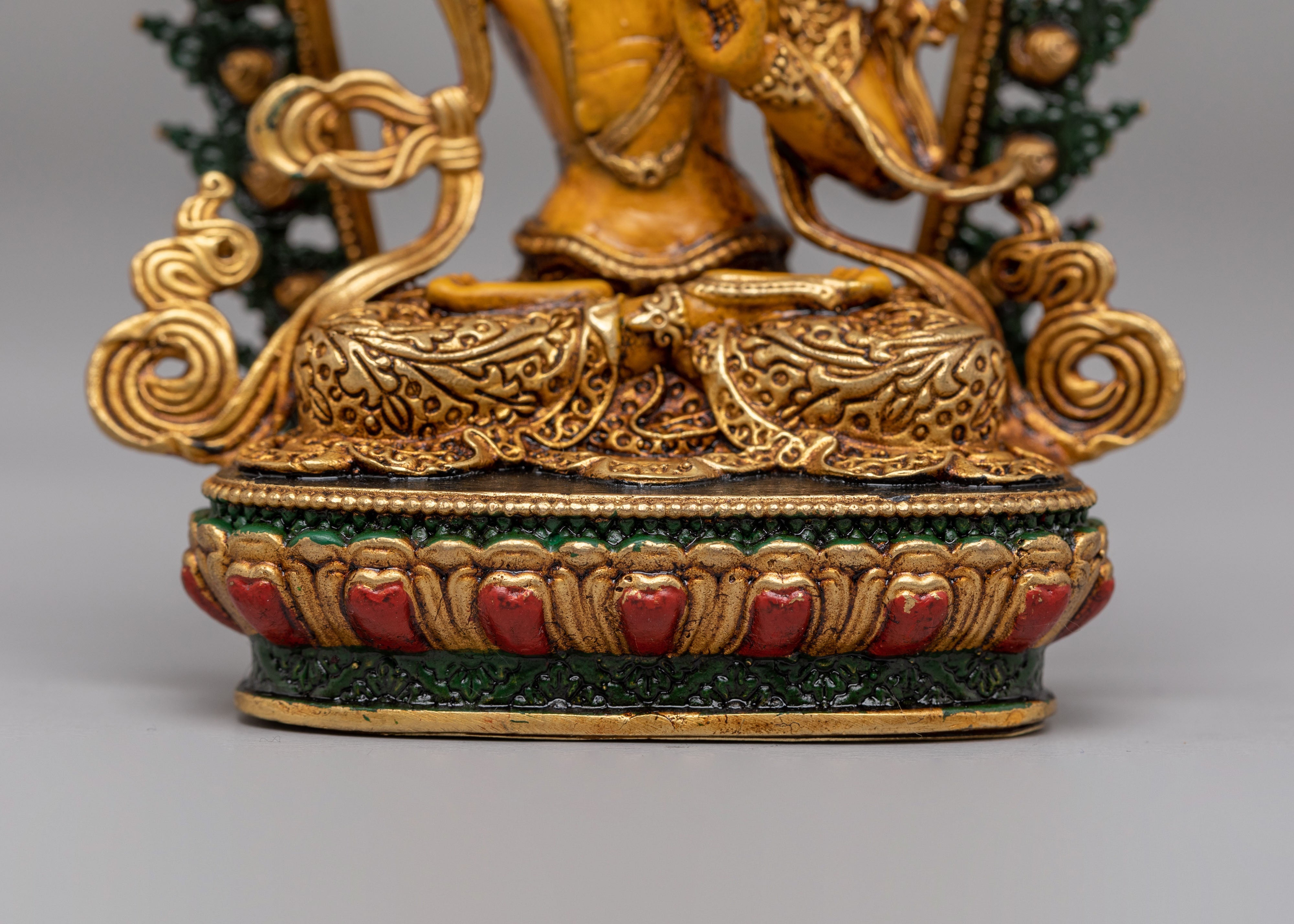 Ceremonial Manjushri Shrine Statue | Wisdom and Meditation Statue