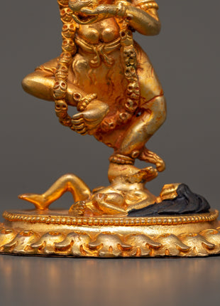 Vajravarahi Wrathful Buddhist Deity Statue | Dorje Phagmo Figurine for Spiritual Awakening