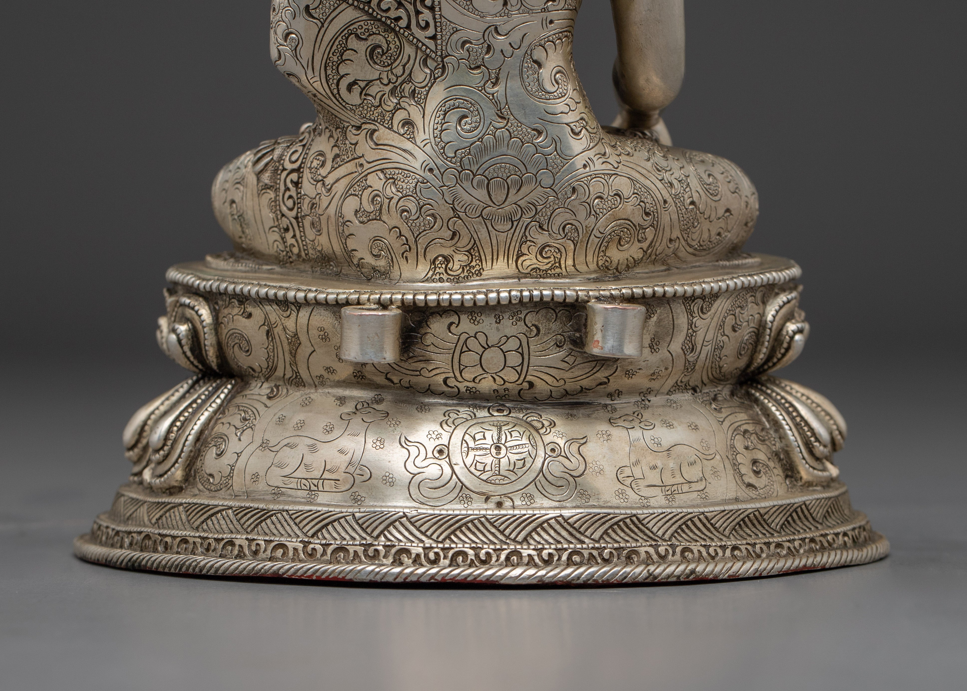 Silver Gautama Buddha Statue | Sage of the Shakyas