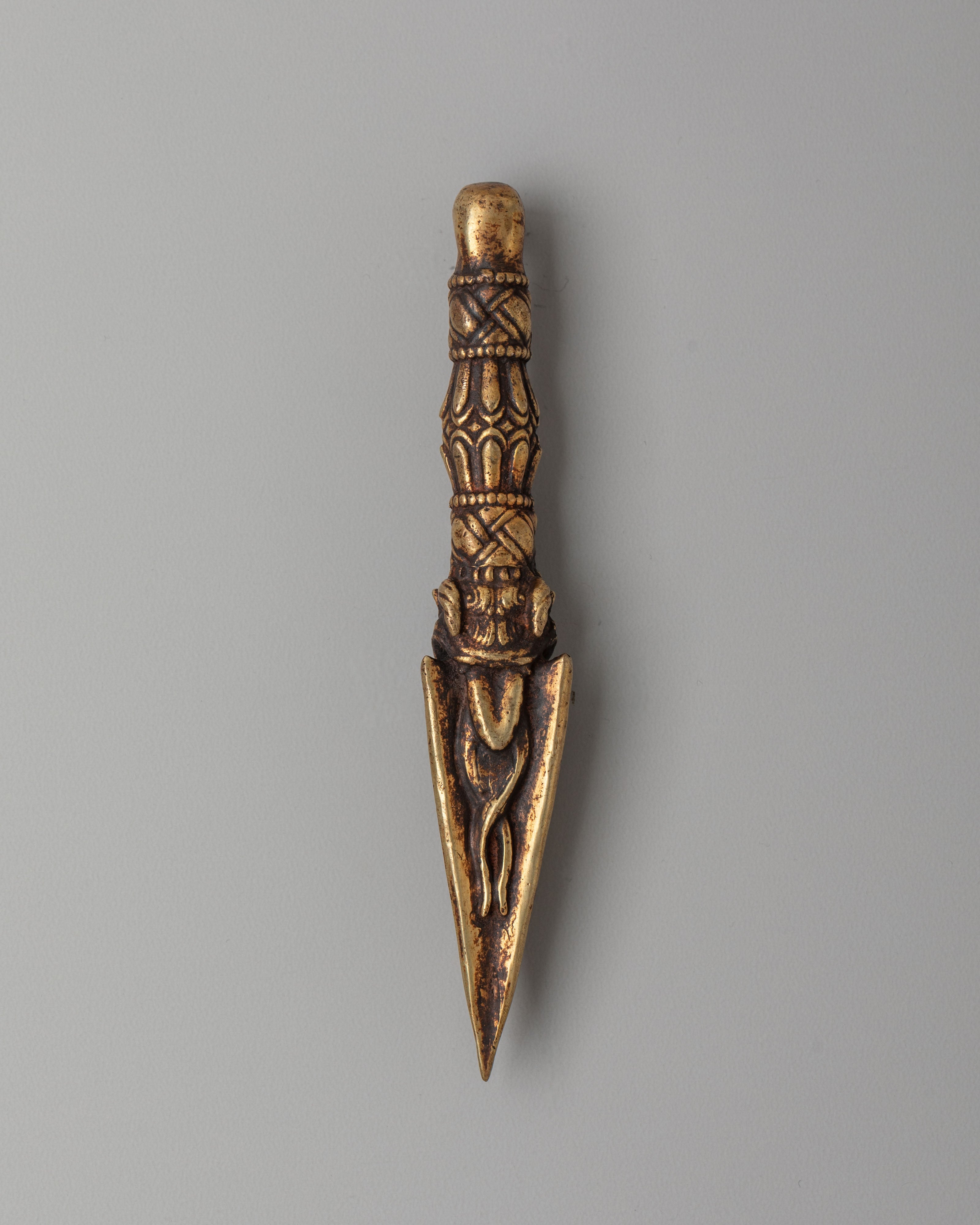 Himalayan Spiritual Phurba | Handcrafted Ritual Dagger for Spiritual Protection