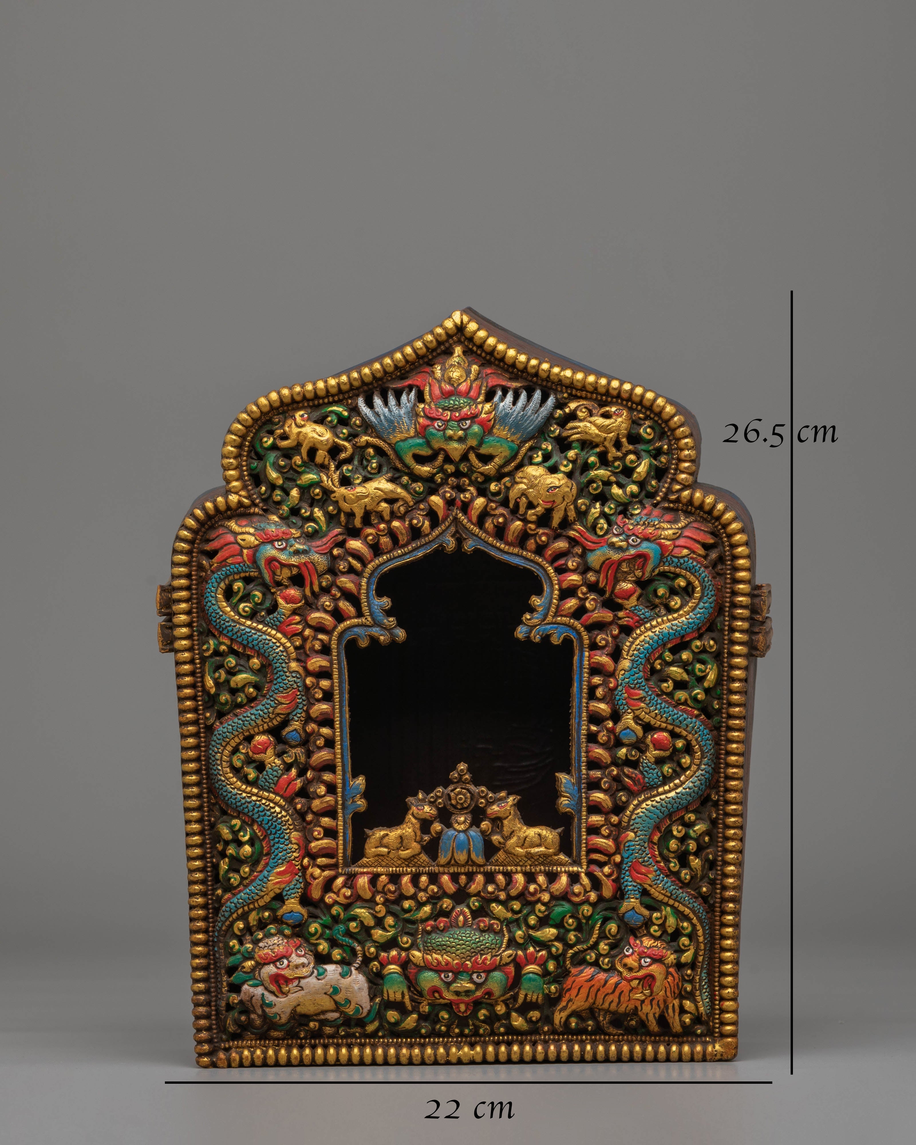 Handcrafted Ghau Box for Buddhist Ritual | Meditation Box