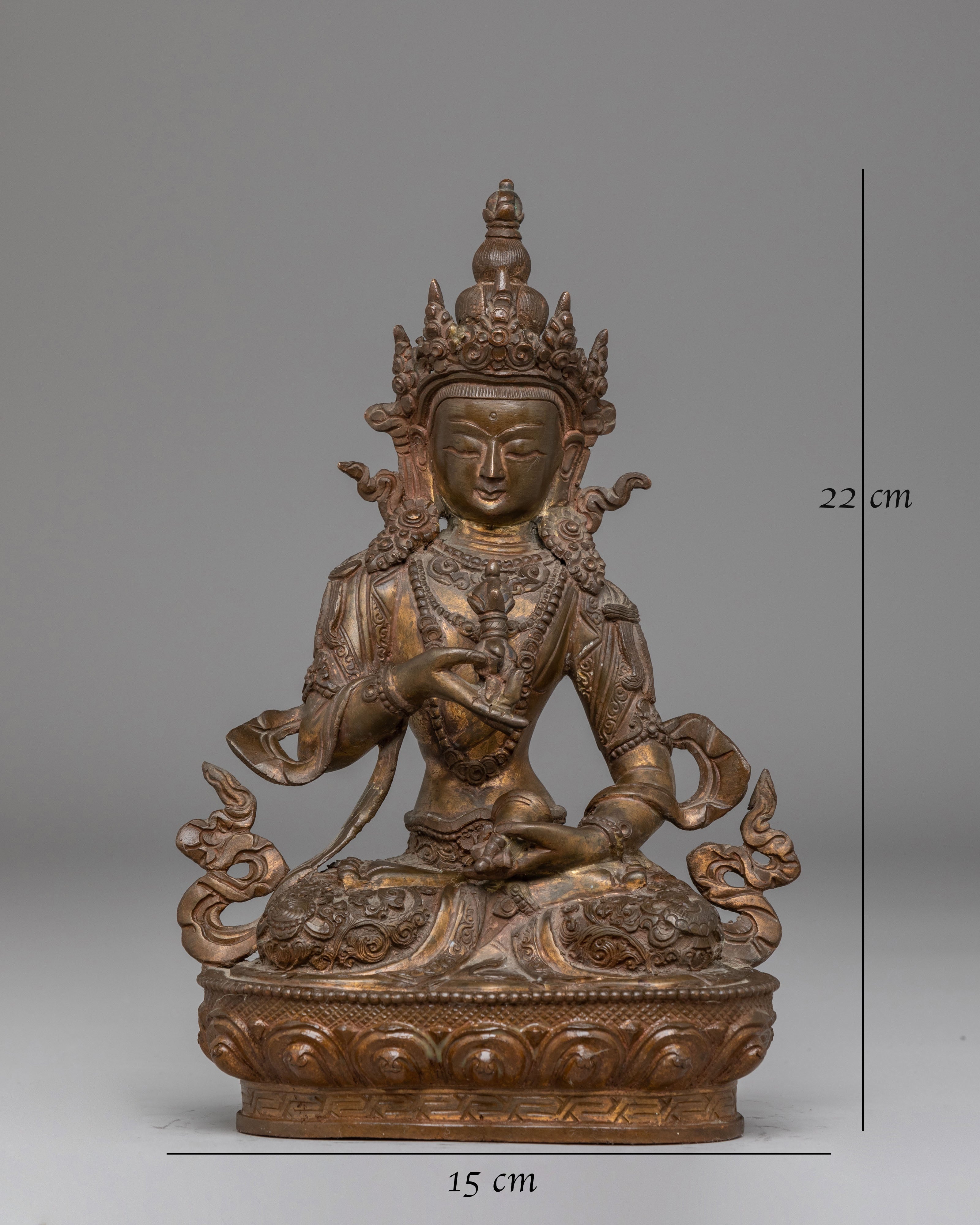 Vajrasattva Handcrafted Sacred Statue | Tibetan Buddhist Deity