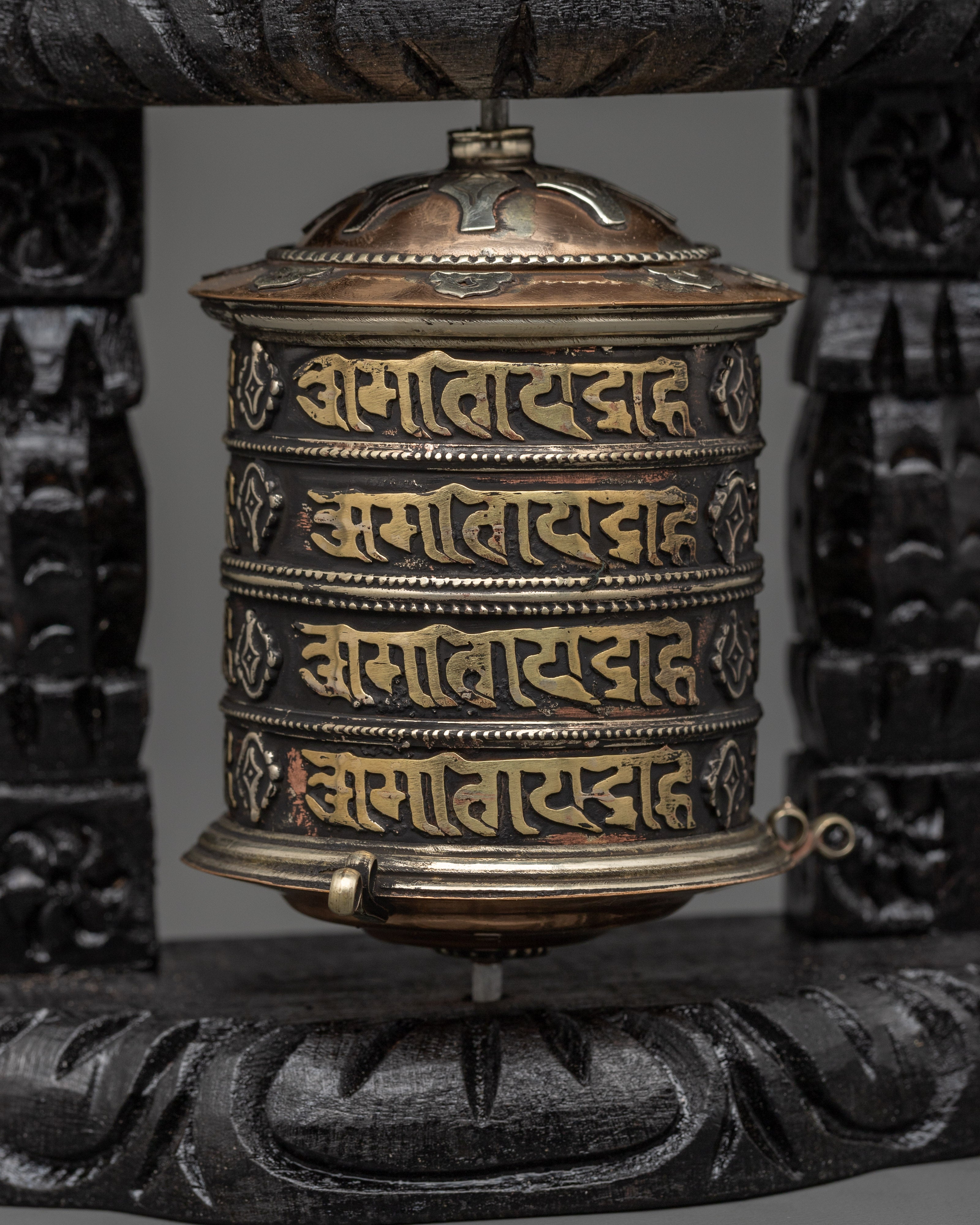 Sacred Mantra Prayer Wheel | Spiritual Blessings & Altar Use
