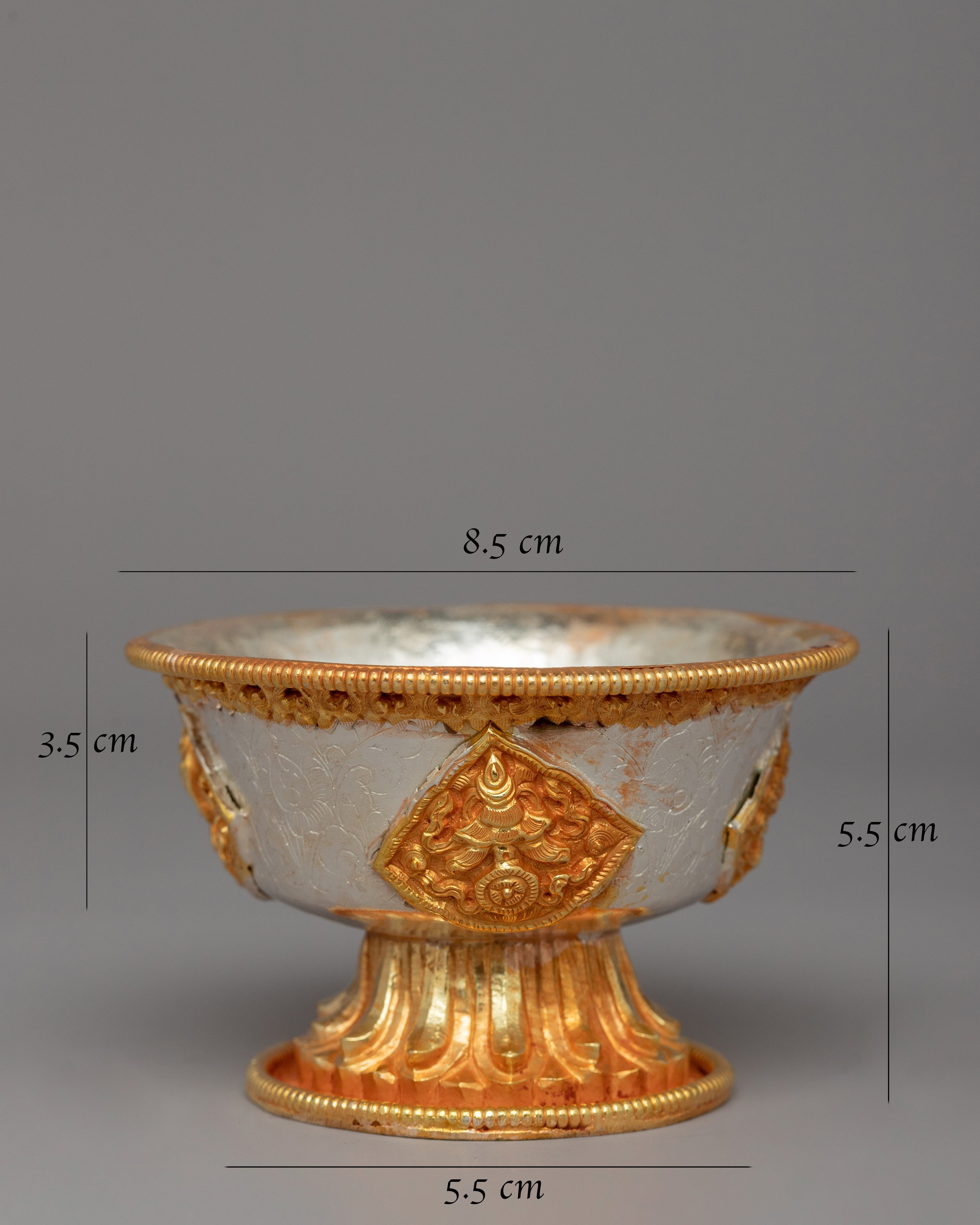 Sacred Tibetan Offering Bowls | Copper Set for Ceremonies