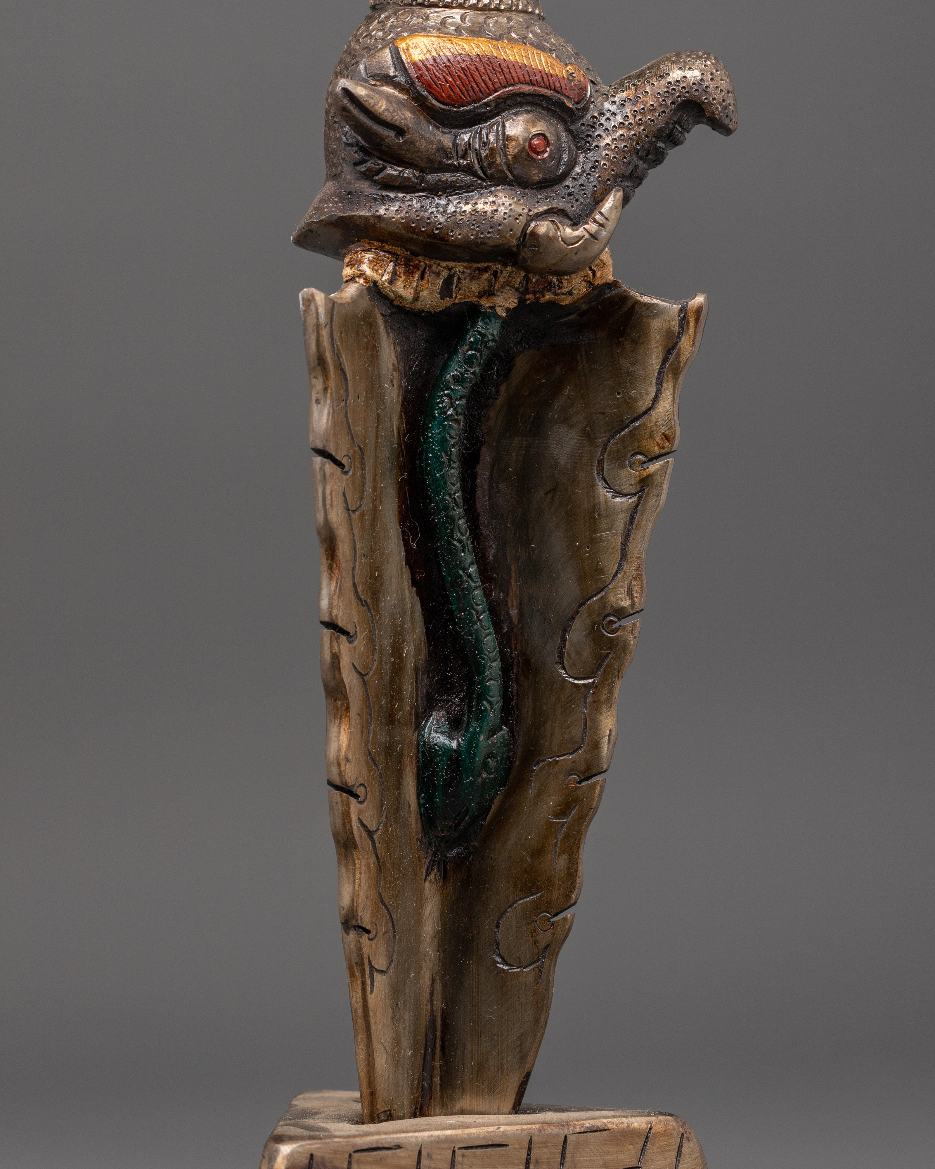 Spiritual protection Phurba | Handcrafted Iron Dagger