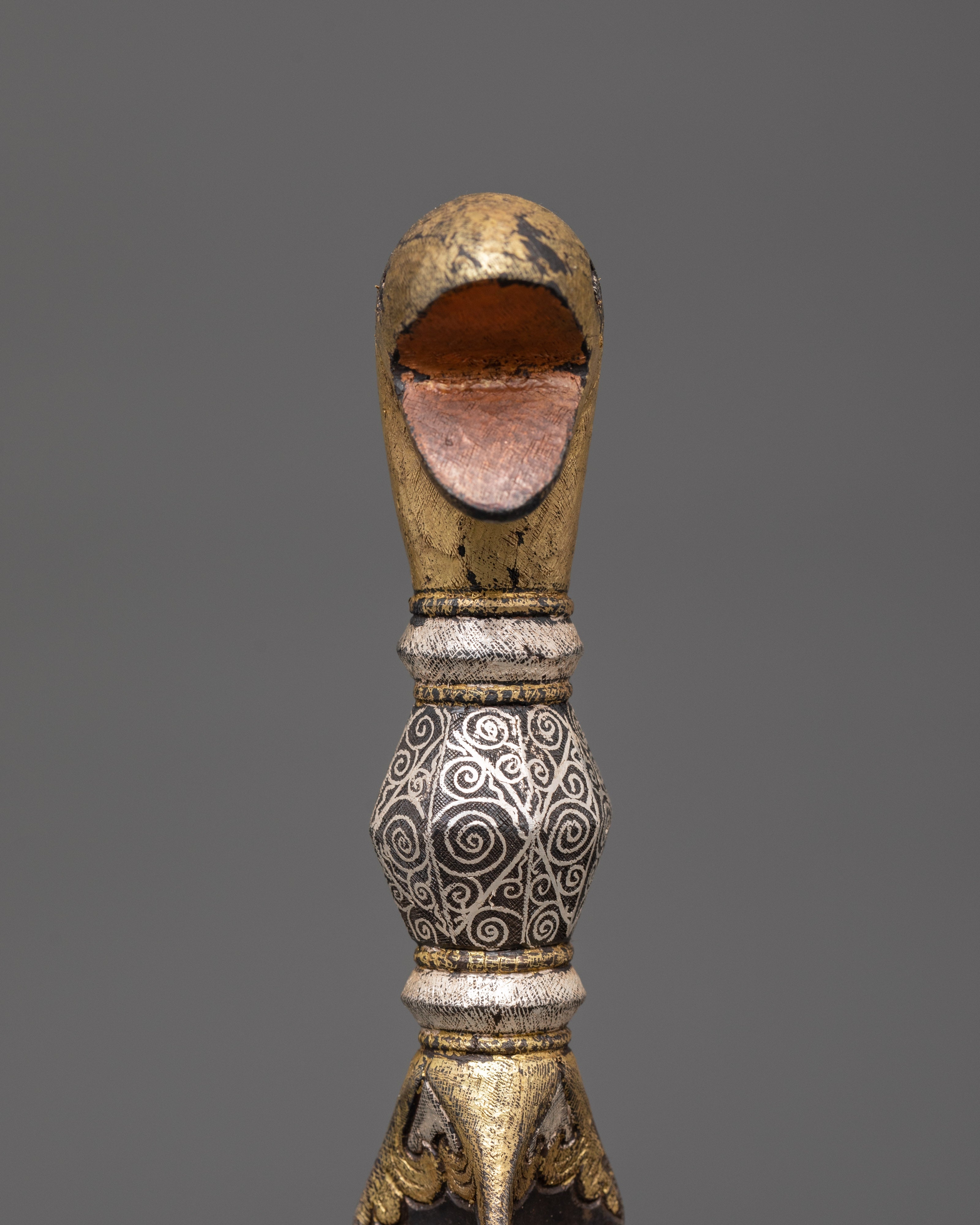 Brass Inlaid Phurba | Tibetan Dagger for Ritual Protection