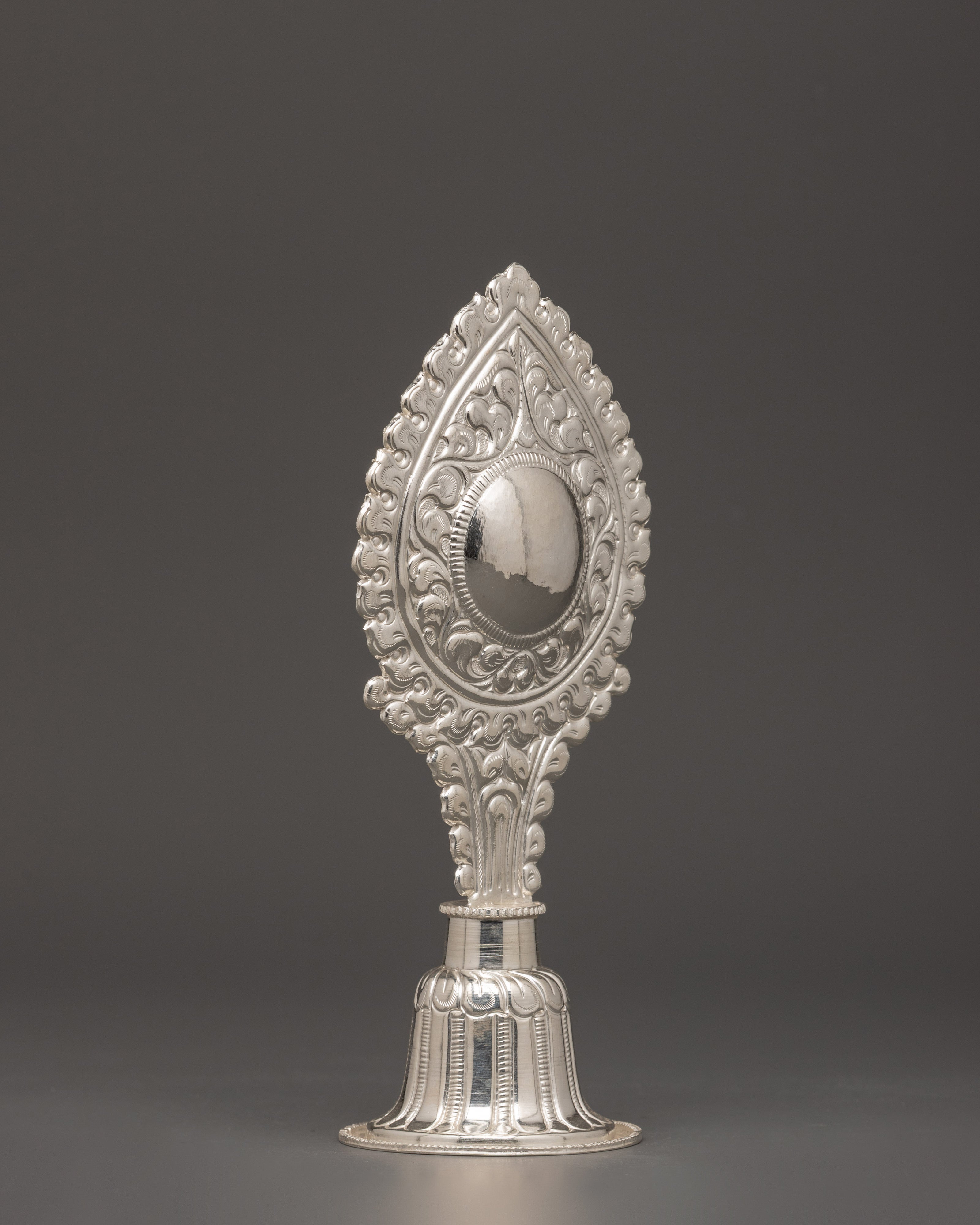 Pure Silver Jwala-Nhyaka & Sinamu Set | Traditional Newari Holy Puja Set
