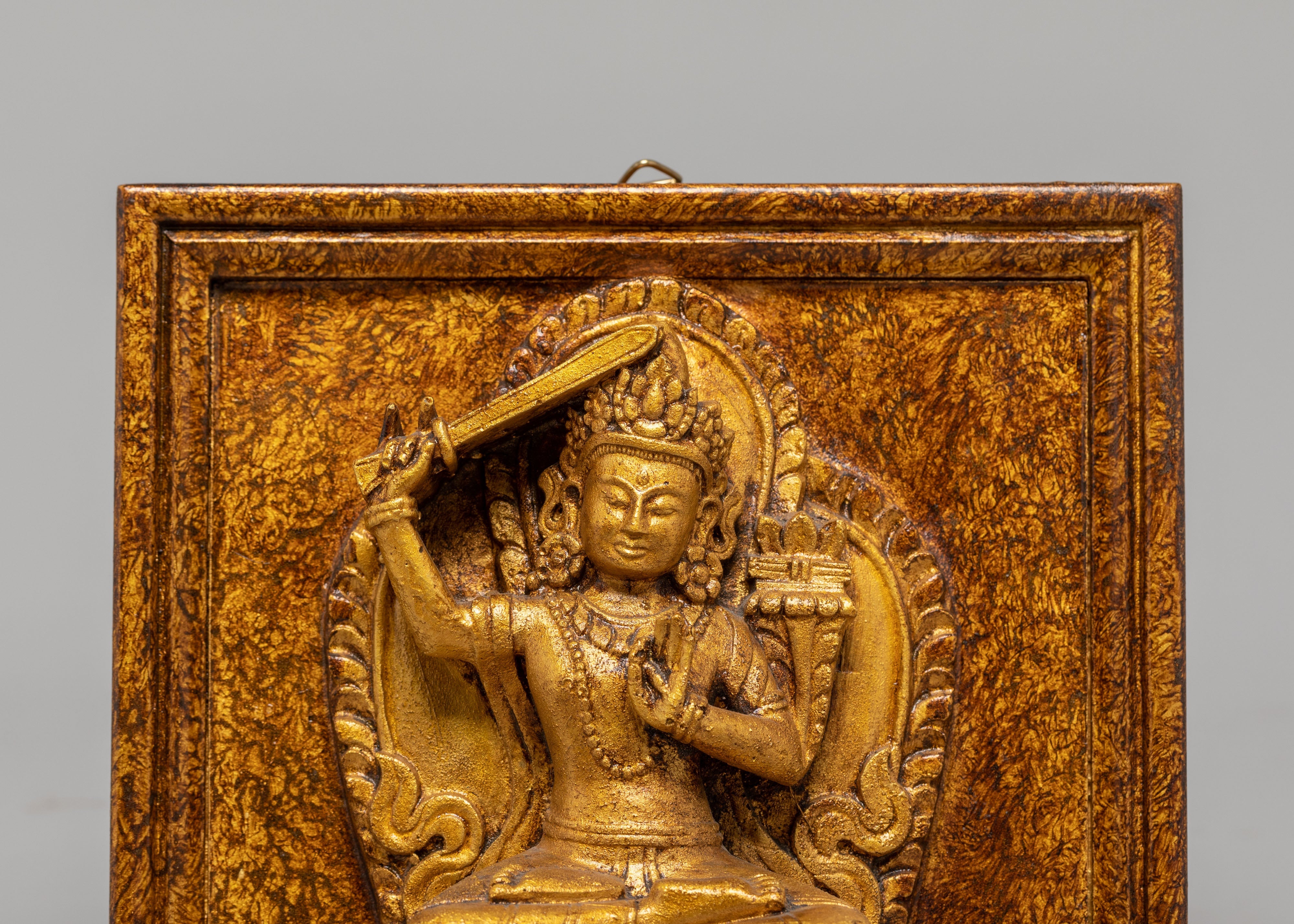 Sacred Manjushri Wall Hanging | Tibetan Buddhist Wisdom Decor