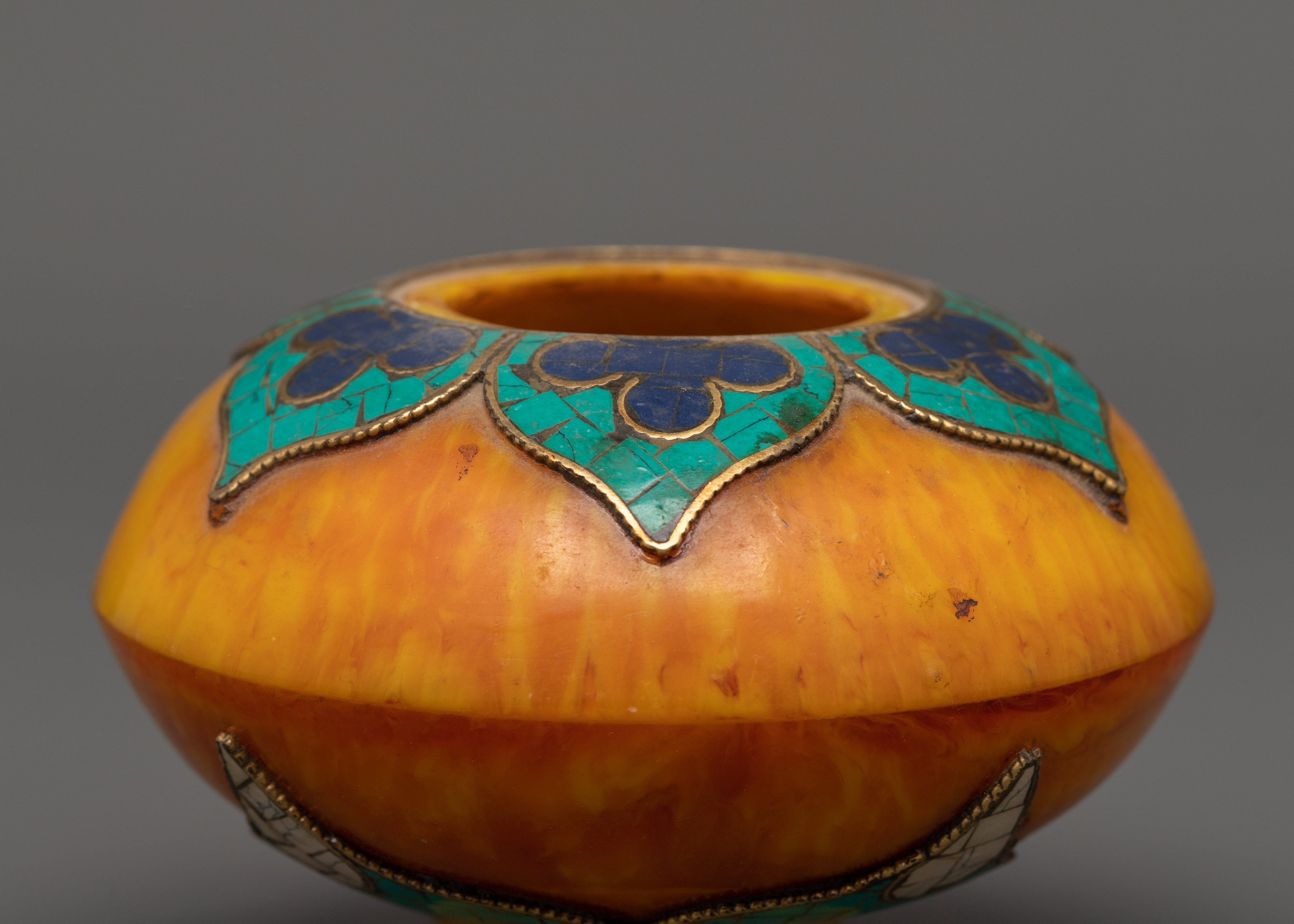 Ritual Offering Rice pot | Altar Decoration Sacred Offering Pot