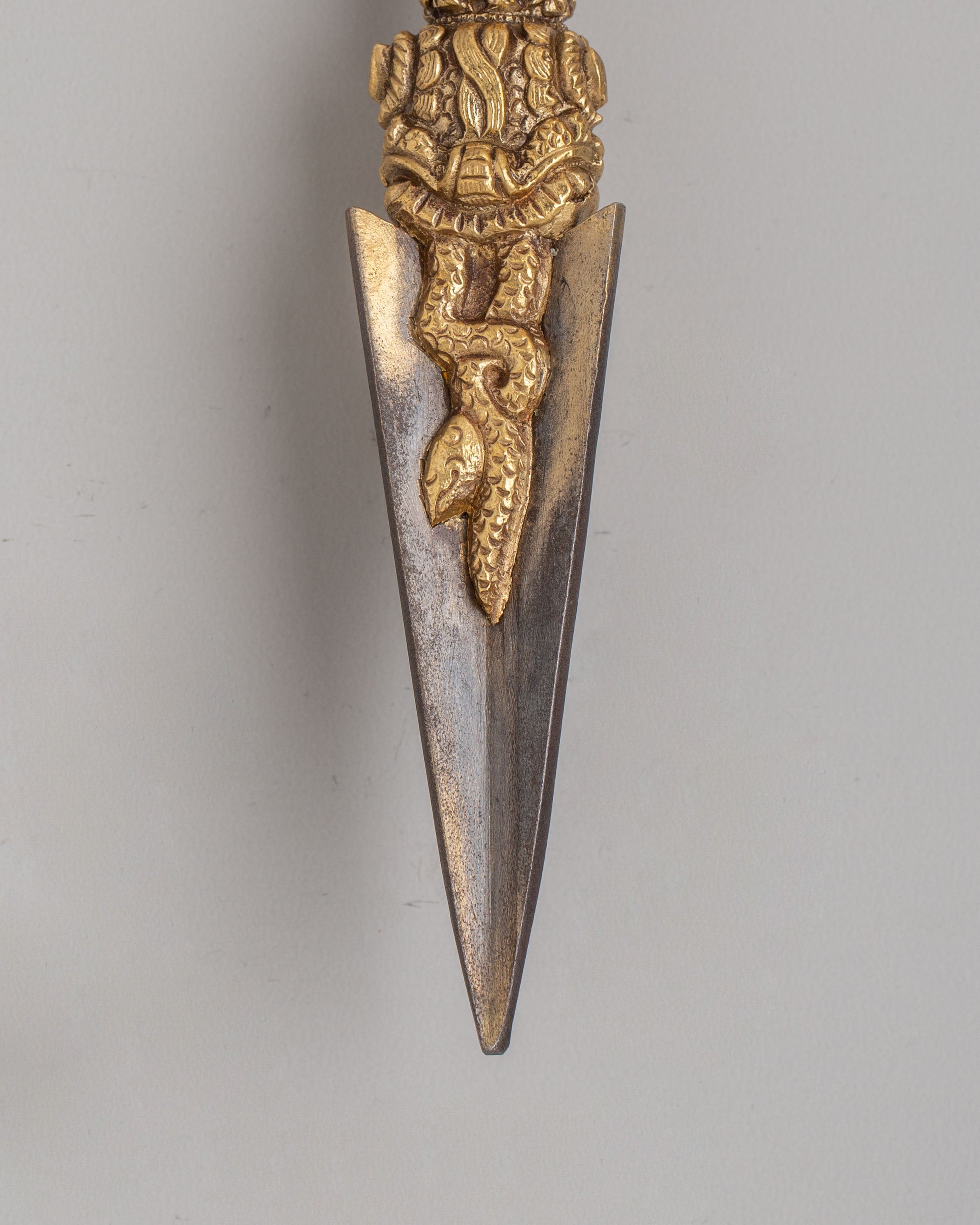 Tibetan Three-Sided Phurba | Handcrafted Ritual Dagger
