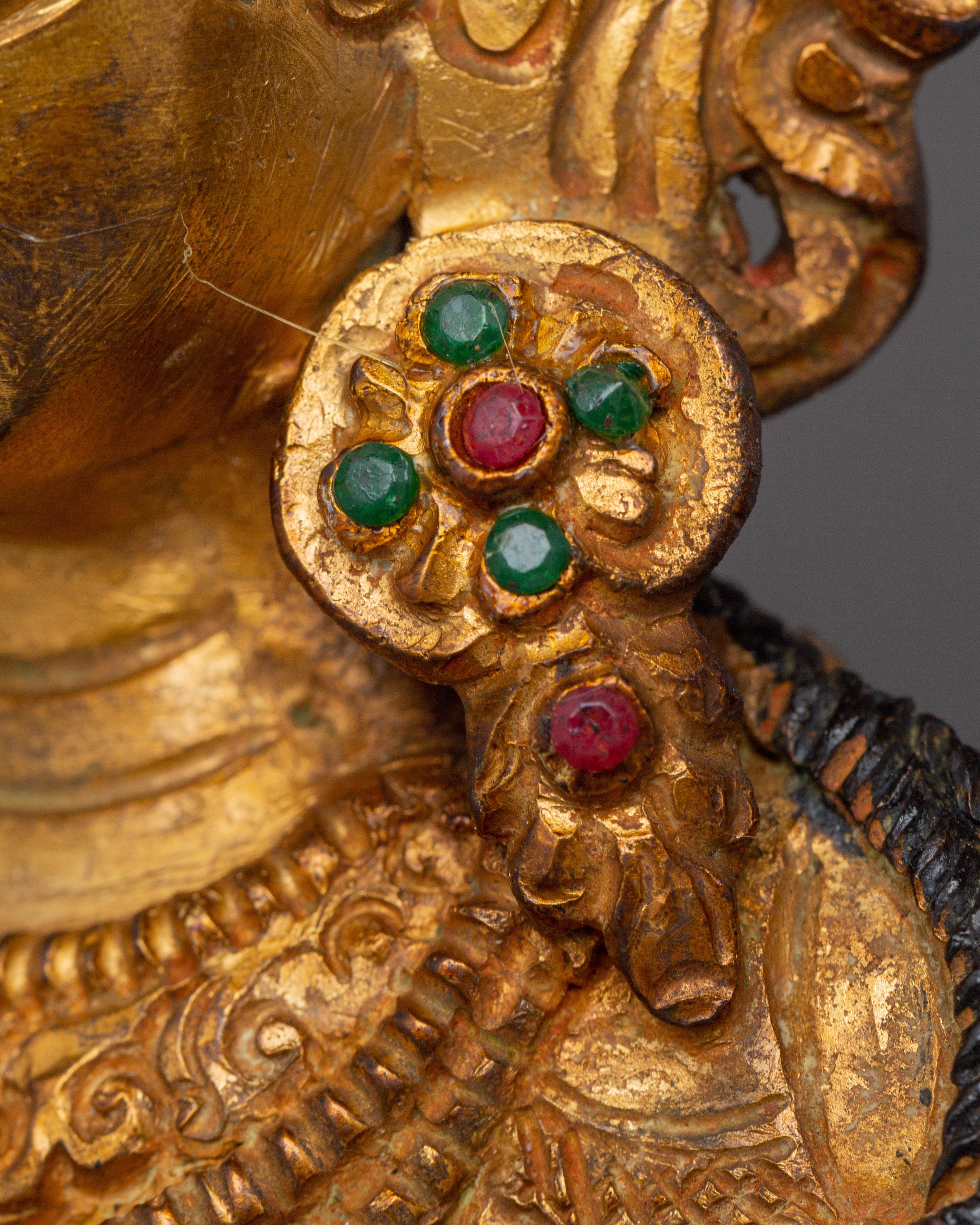 Divine Feminine Green Tara Goddess Sculpture | Symbol of Compassion & Healing Energy