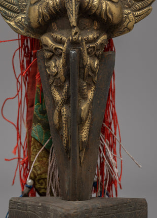 Handcrafted Tibetan Vajrakilaya Phurba | A Powerful Tantric Ritual Tool