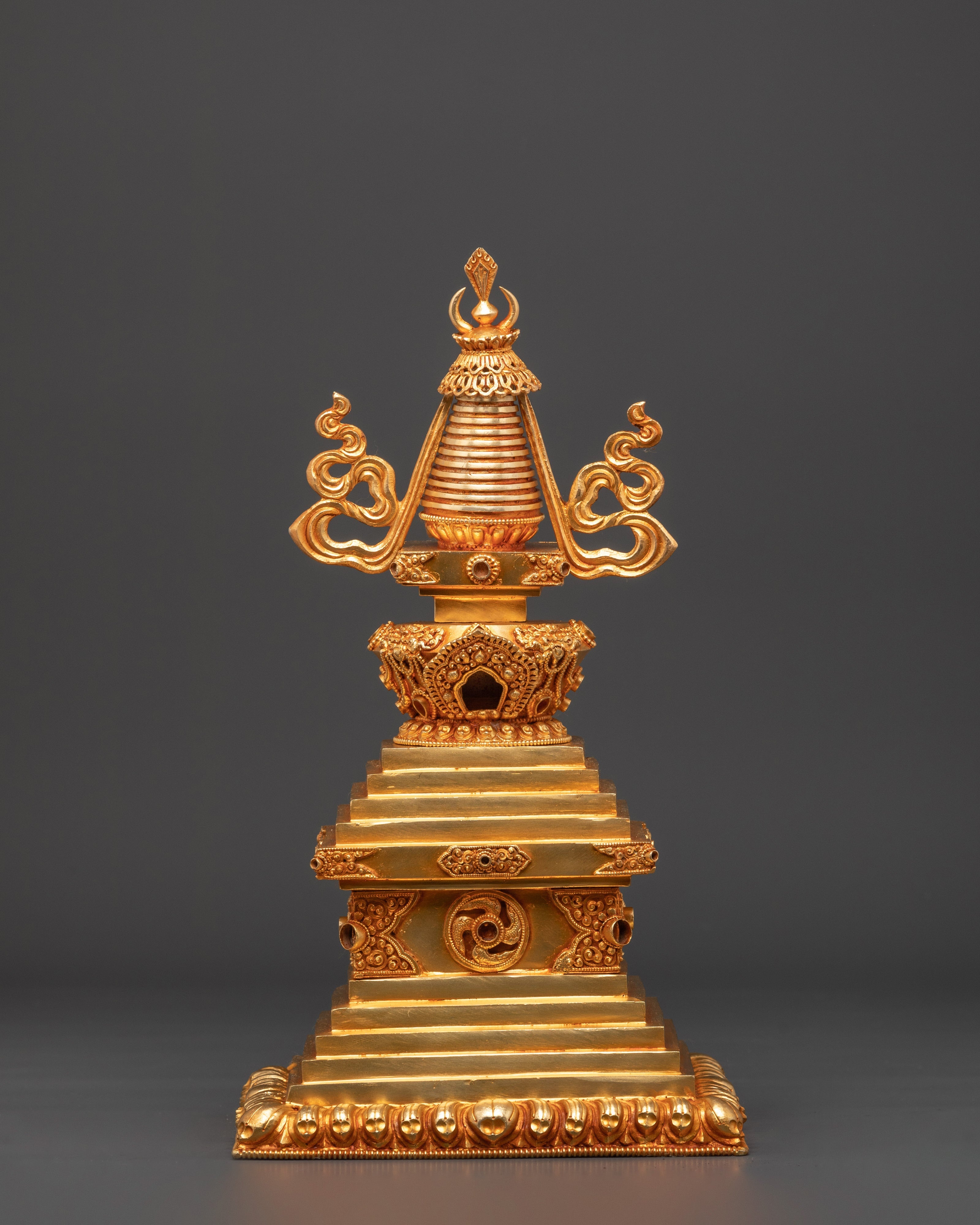Sacred Traditional Buddhist Stupa