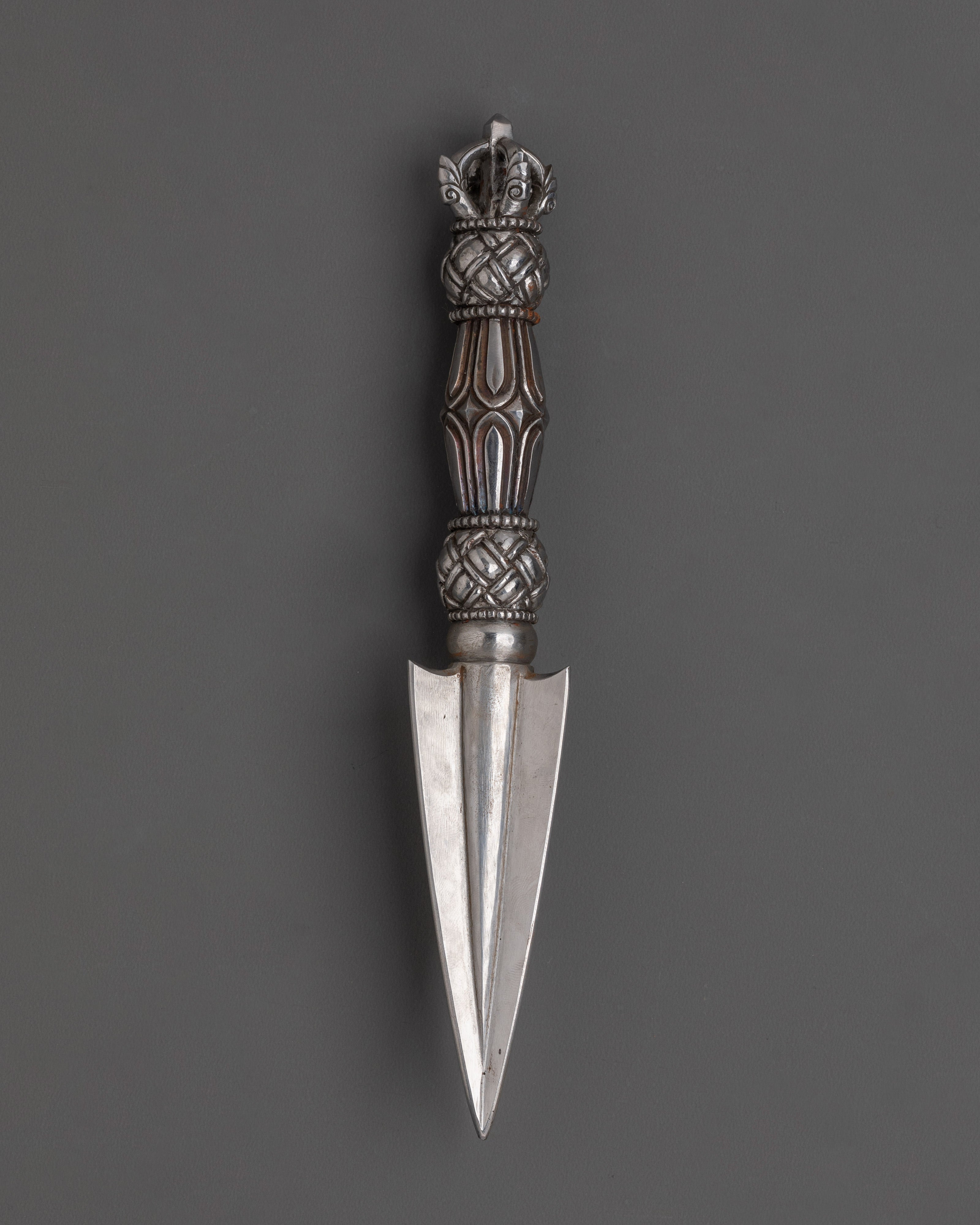 Himalayan Ceremonial Phurba Dagger | Tibetan Spiritual Ritual Tool