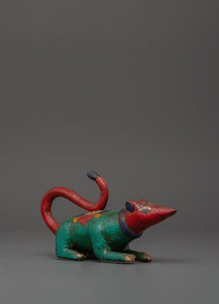 Mouse Statue Set for Altar Decor | Vahana of Lord Ganesha for Sacred Decor