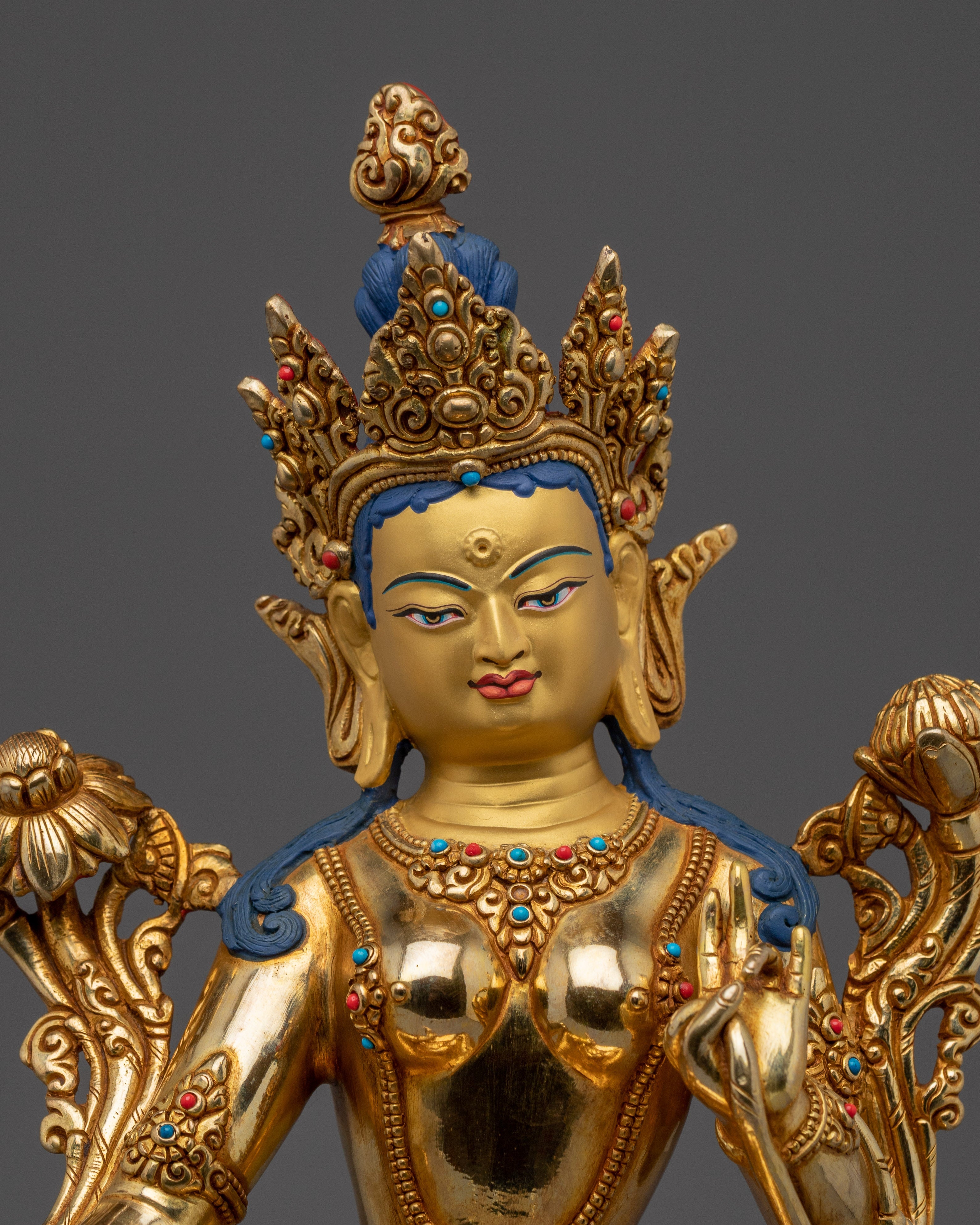 Female Green Tara Statue | Enlightened feminine energy