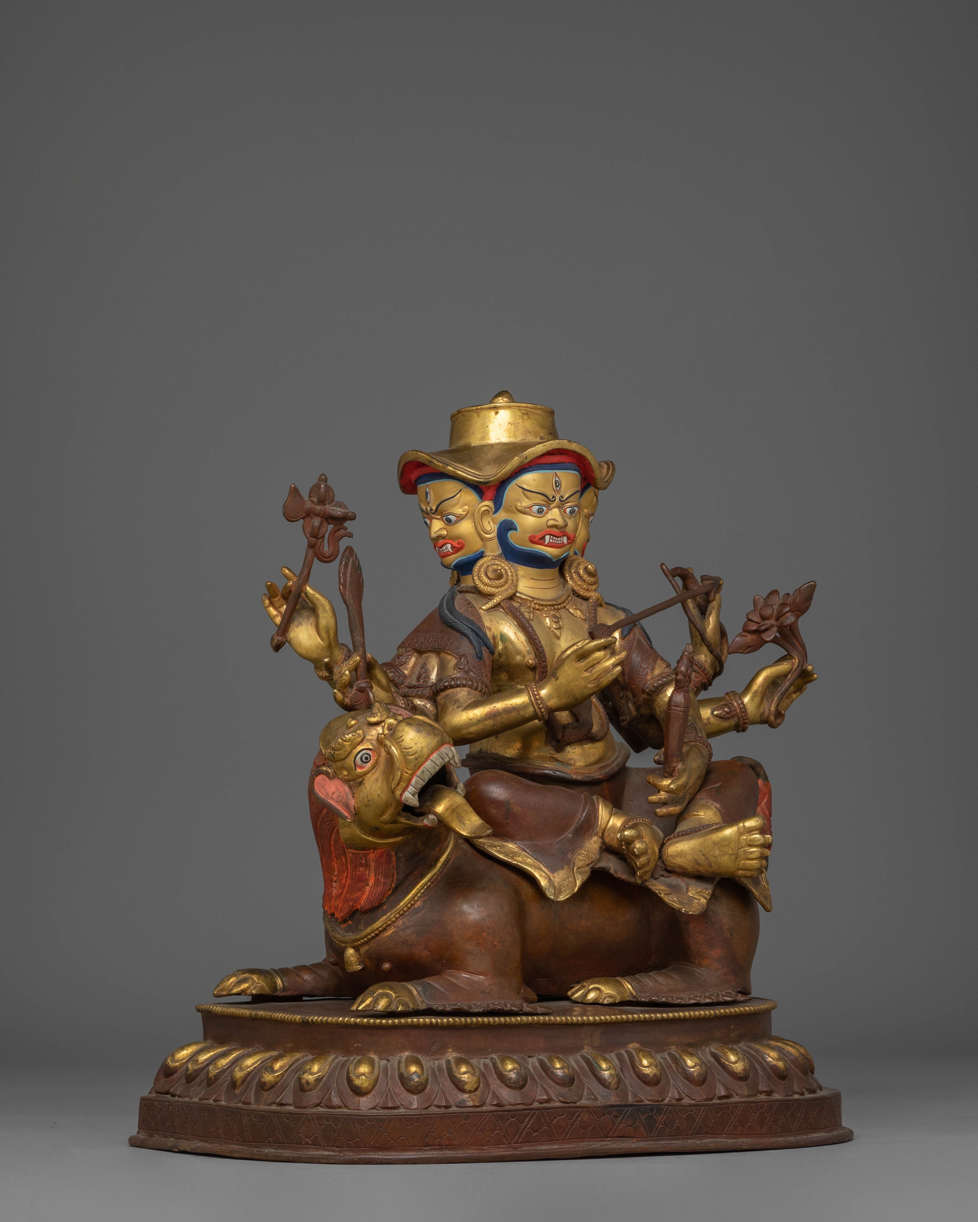 Handcrafted Pehar Gyalpo Figurine | Tibetan Protector