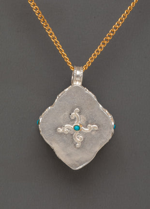 Handcrafted 98% Silver Jatukam Locket Pendant | Sacred Protection Talisman Jewelry
