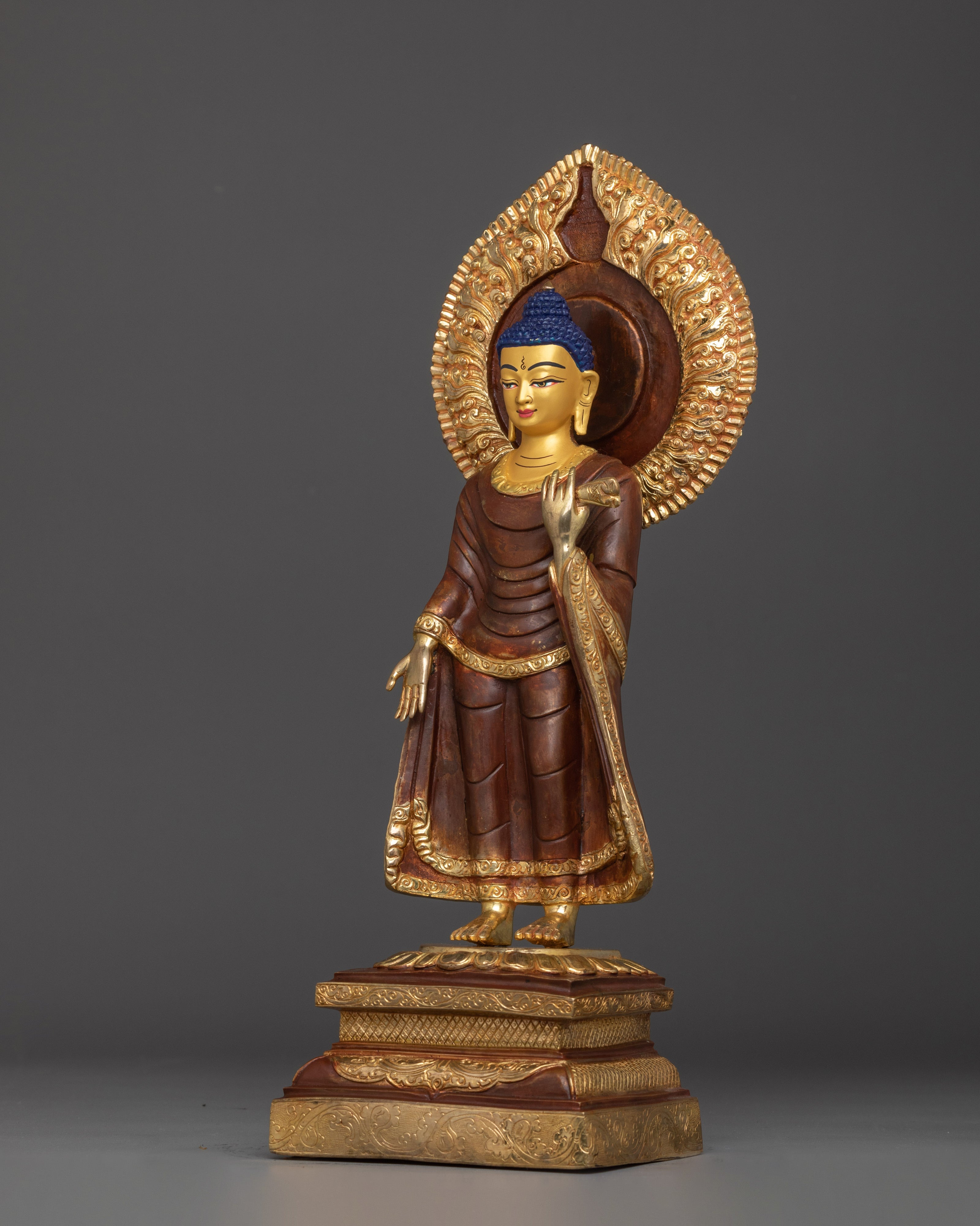 Statue of Standing Shakyamuni Buddha | Embodiment of Peace and Wisdom