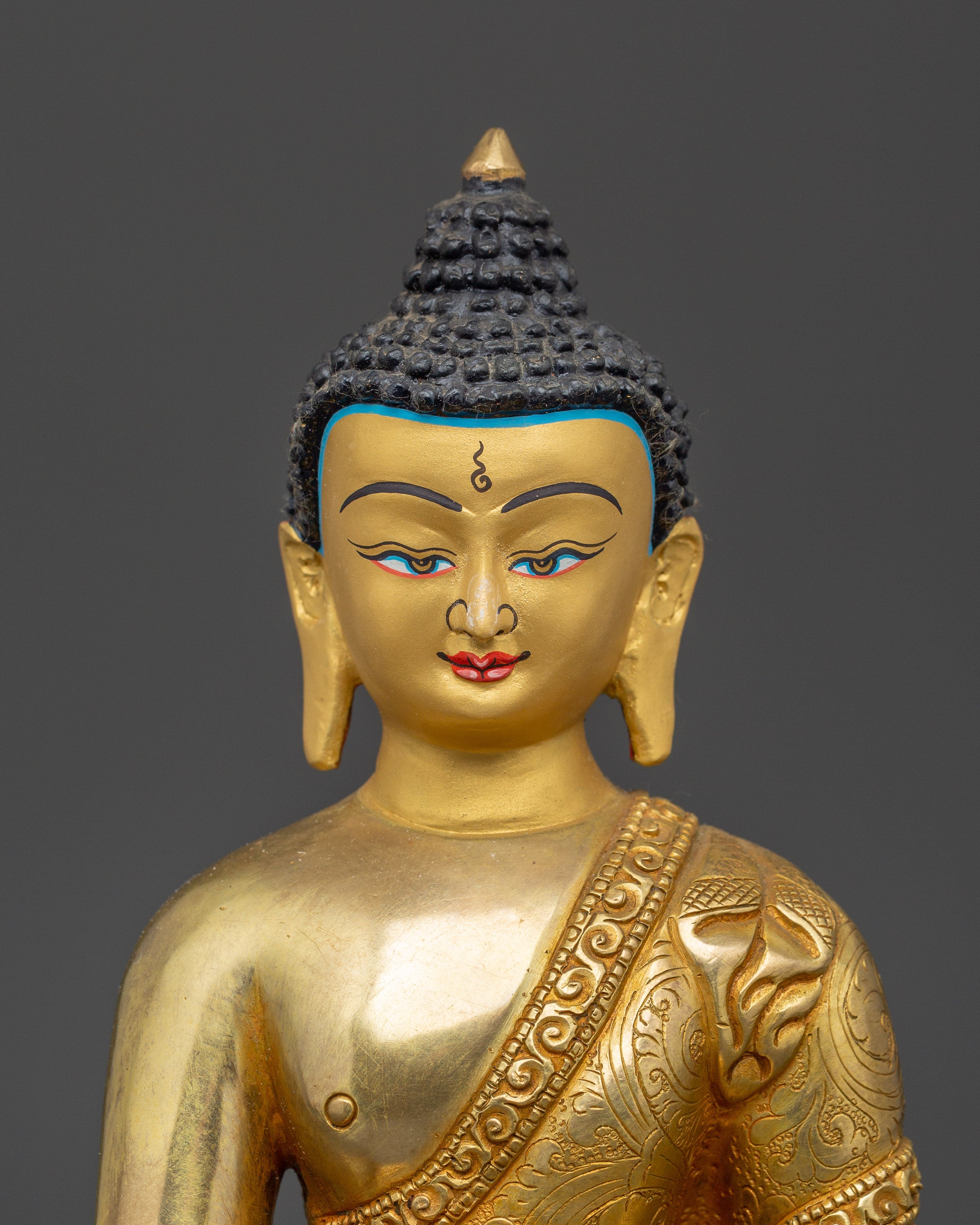 Mitrupa Buddha Figurine | Copper Body with Gold Plating