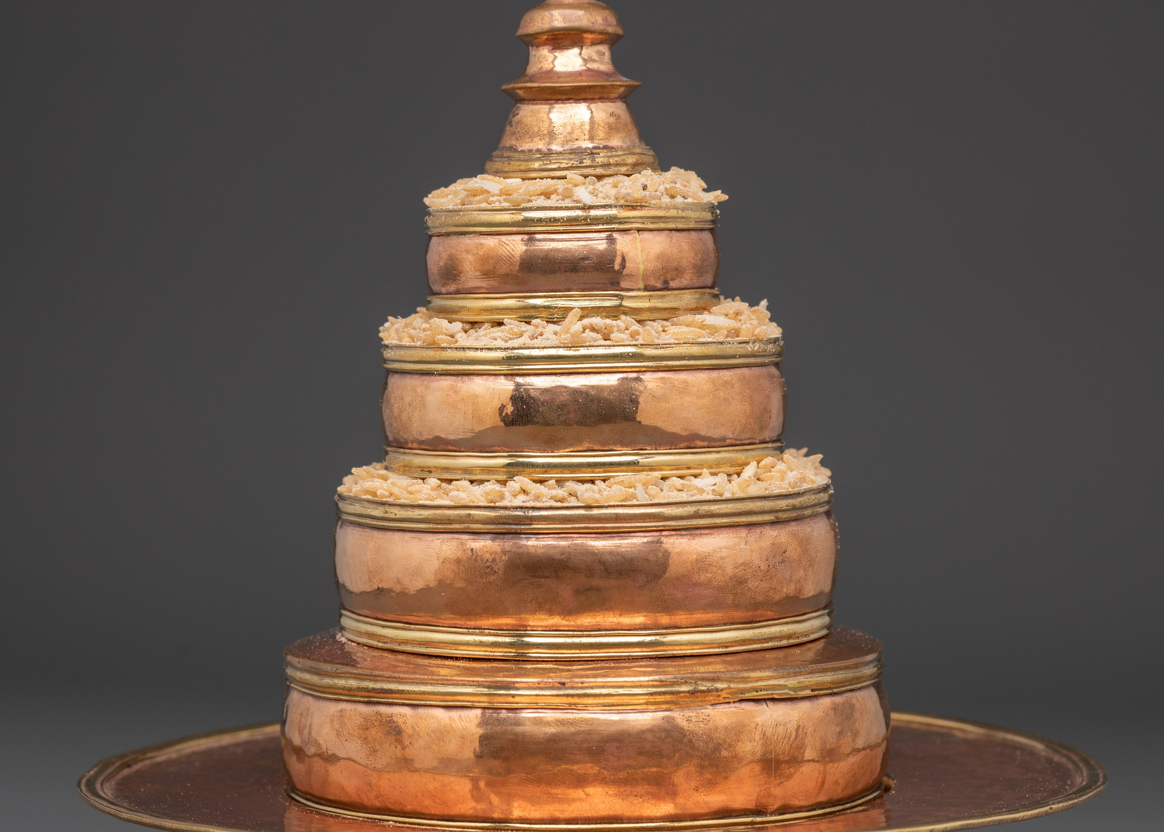 Handmade Copper Mandala Artifact | Spiritual Symbol for Meditation & Rituals