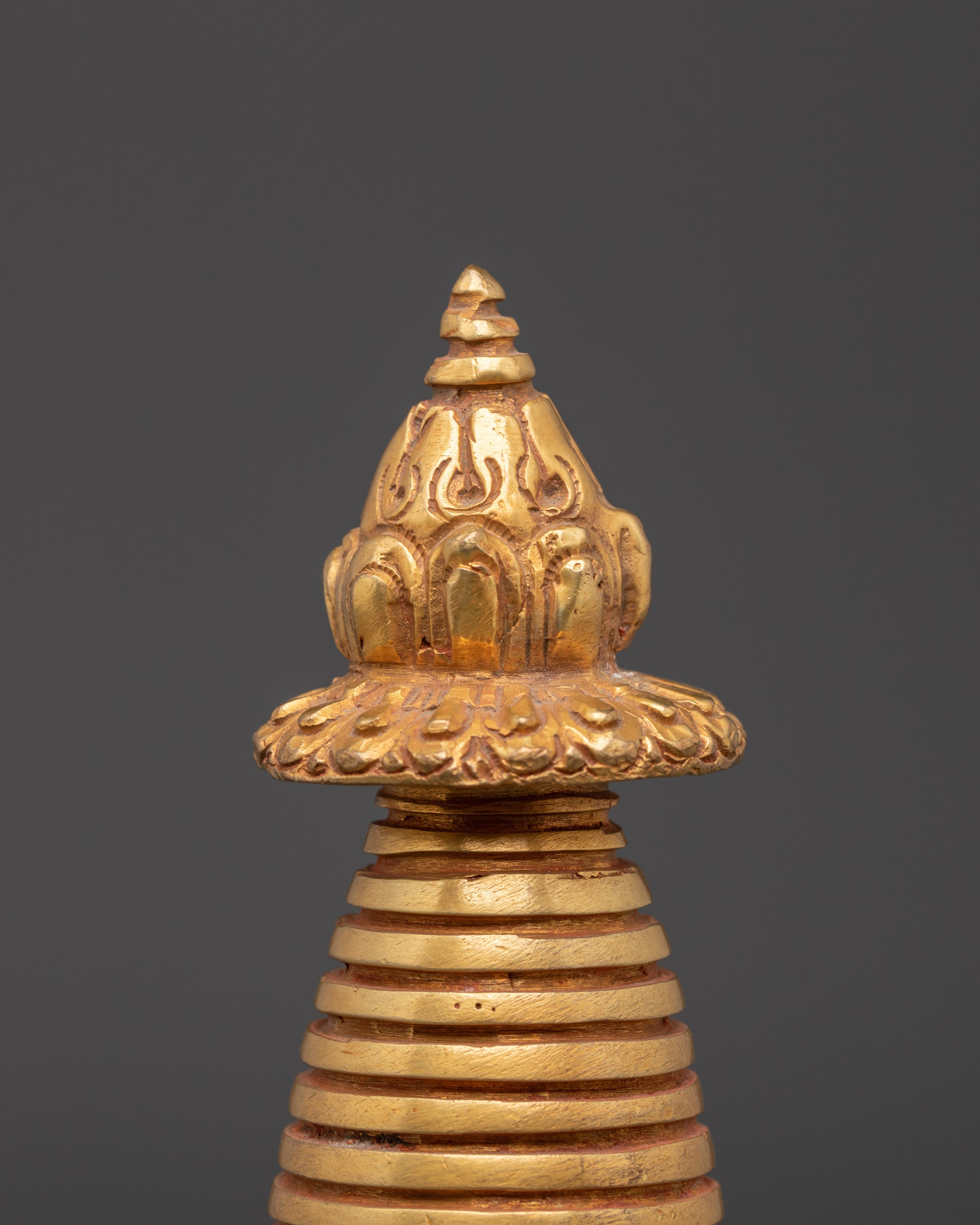 Sacred Tibetan Altar Stupa | Handcrafted Buddhist Spiritual Art